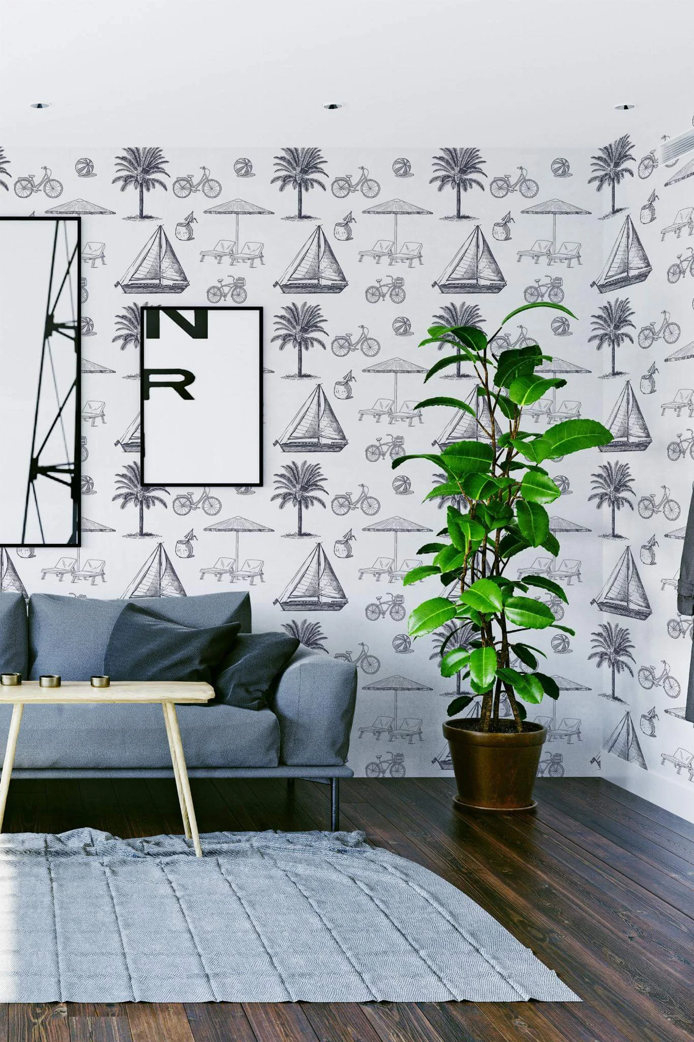 Florida toile Wallpaper - Image 3