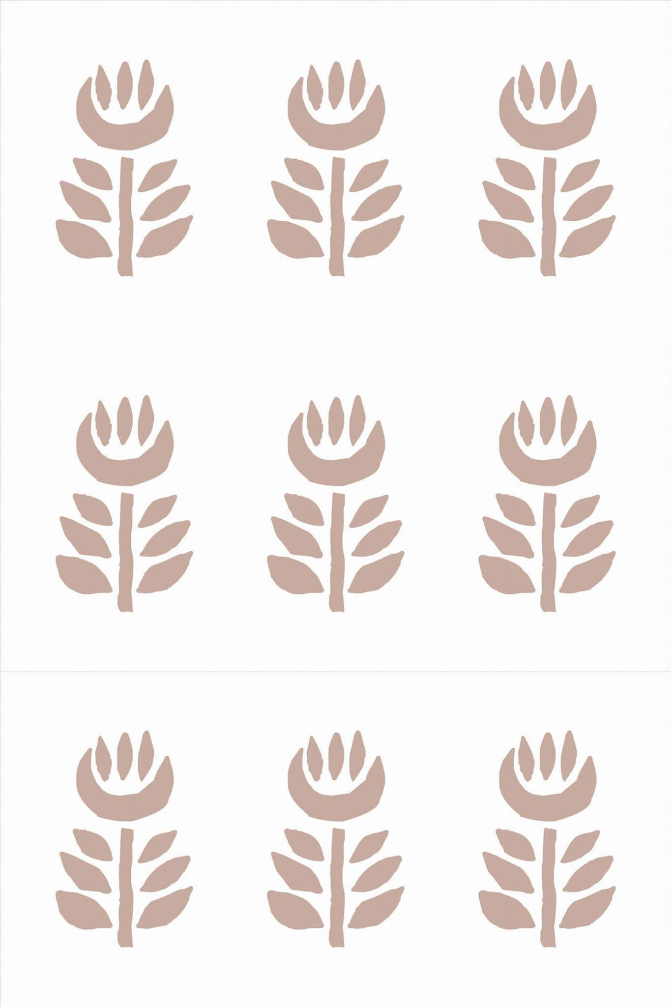 Folk Art floral Wallpaper - Image 2