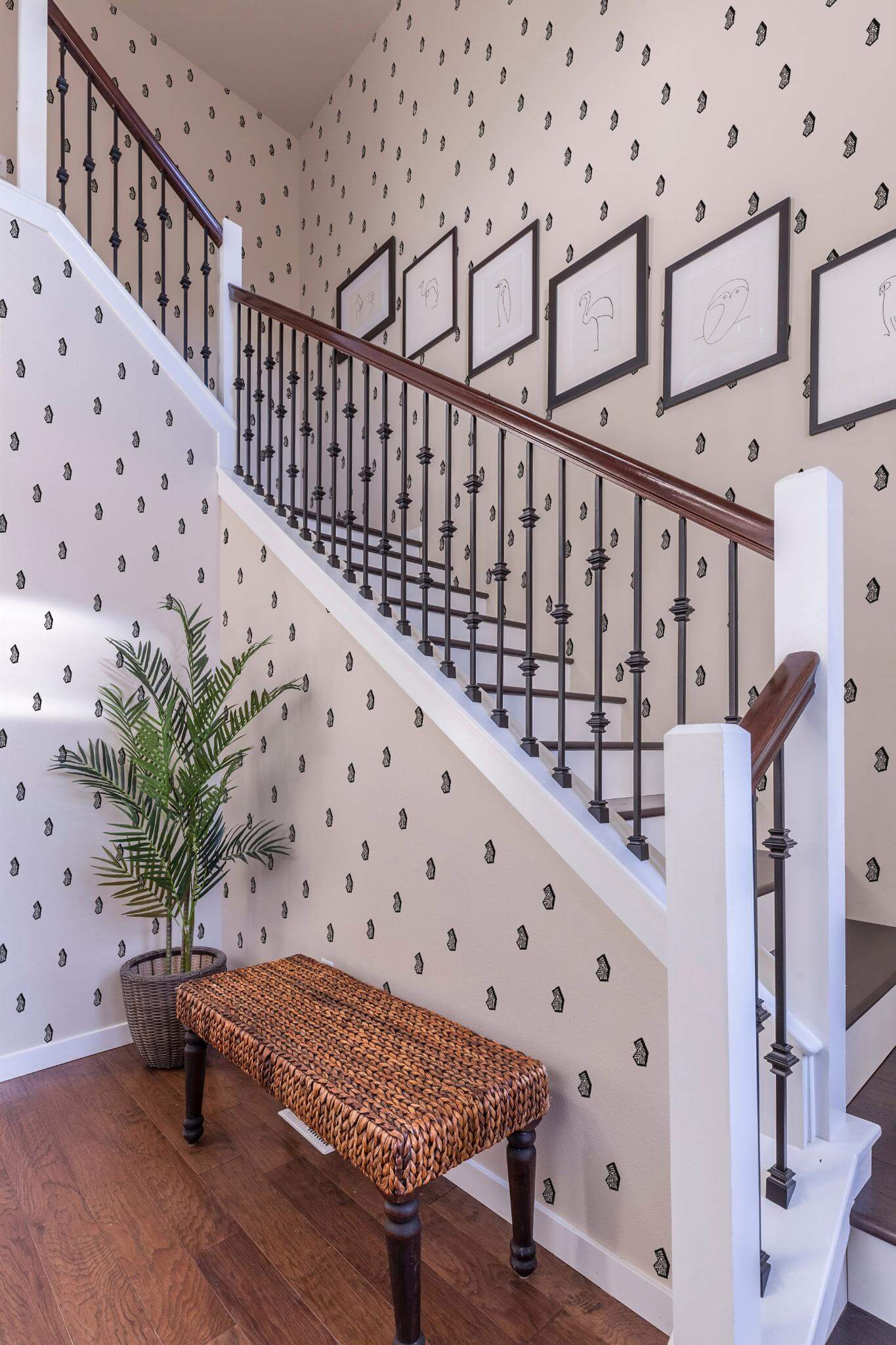 Black and white geometric shape Wallpaper - Image 4