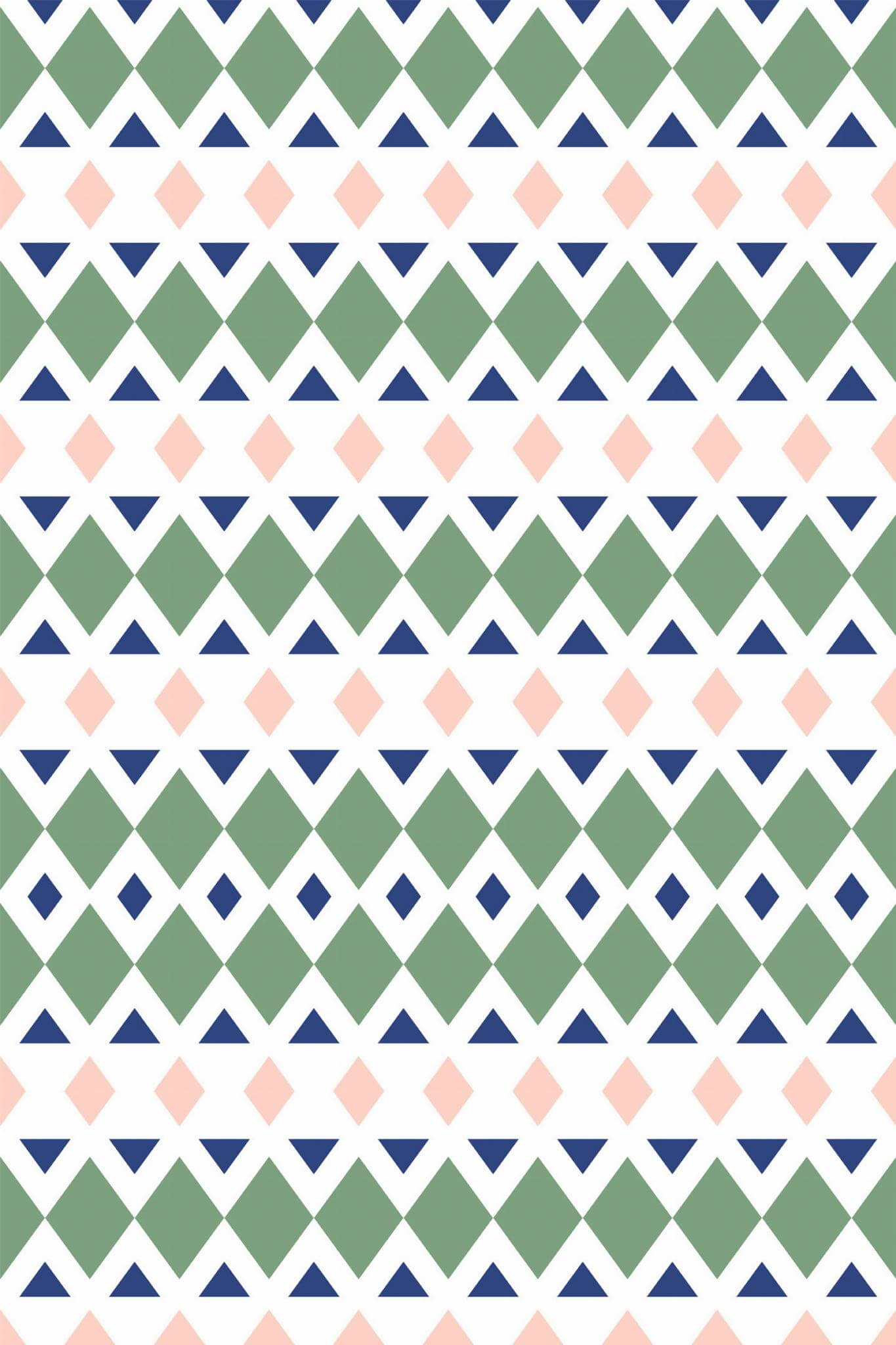 Geometric argyle pattern Wallpaper - Image 2