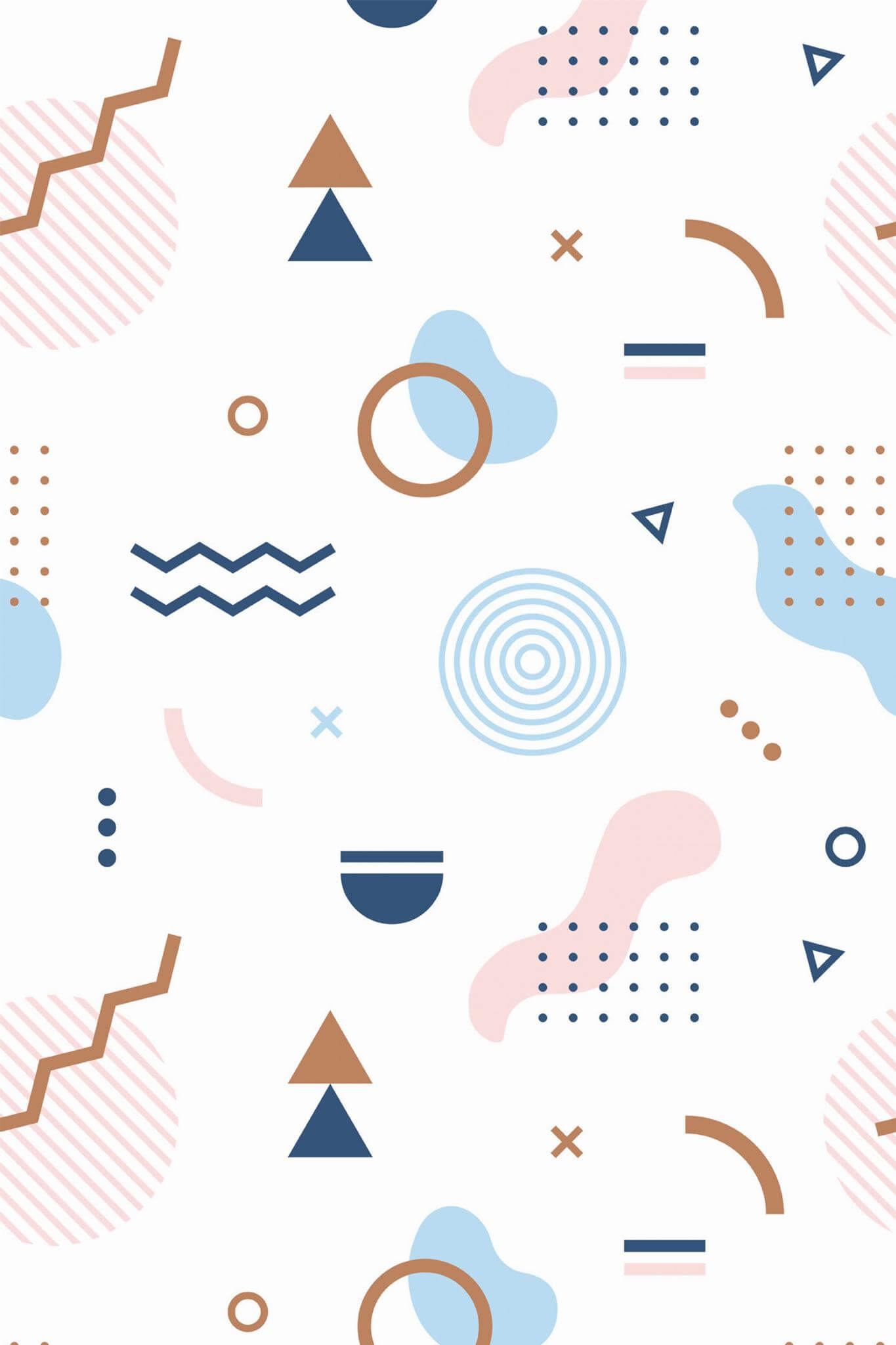 Geometric memphis Wallpaper - Image 2