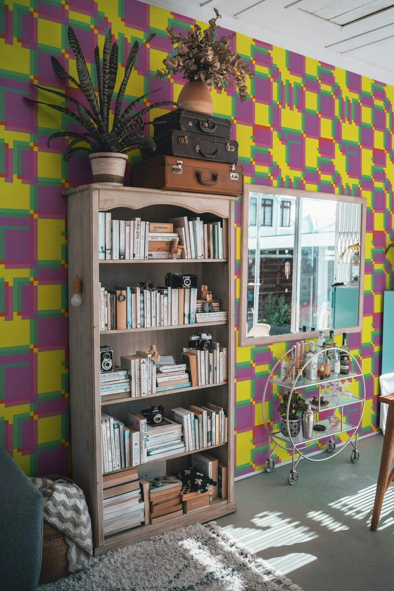 Geometric Op Art Wallpaper - Image 4