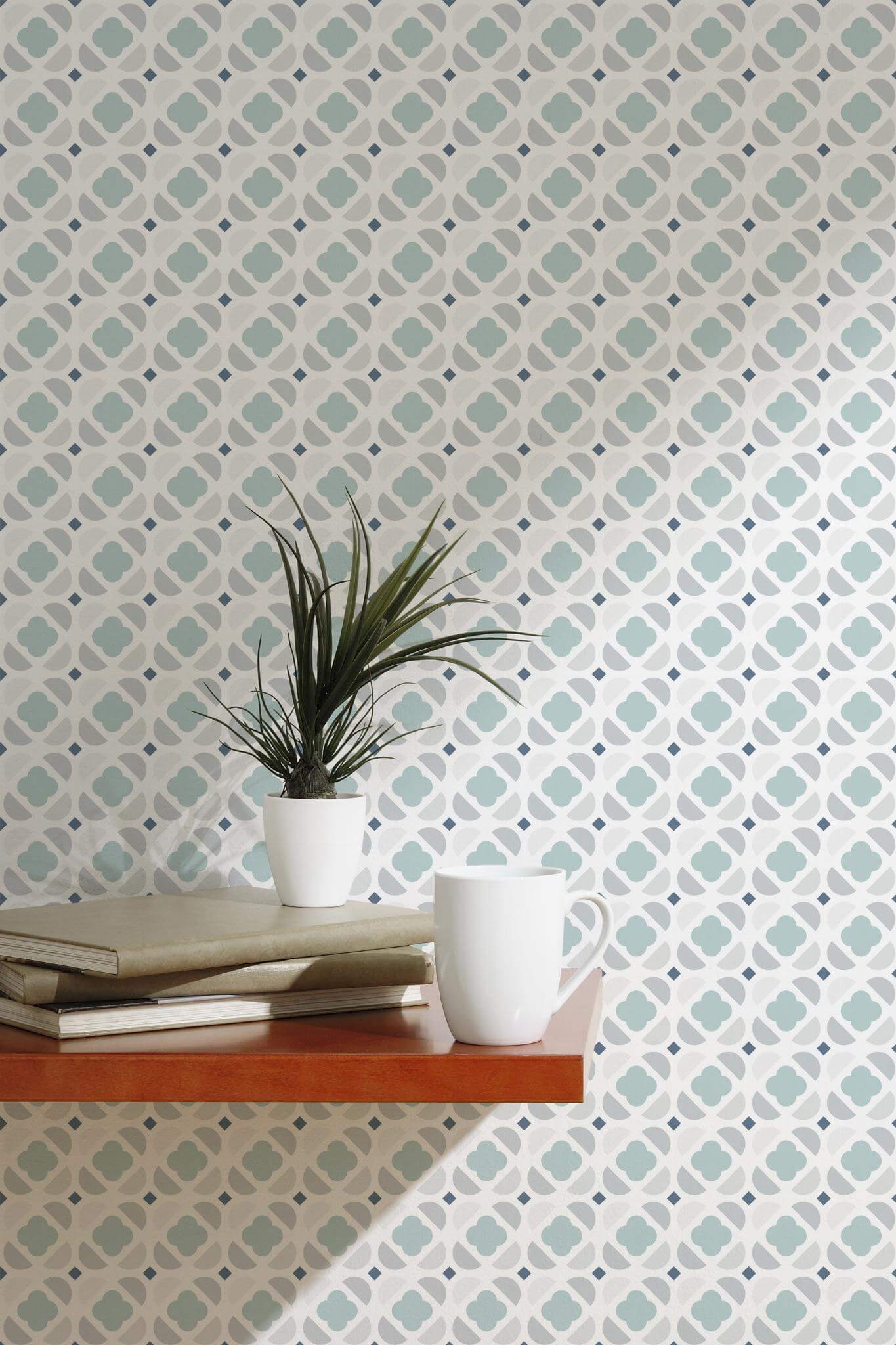 Pastel geometric ornament Wallpaper