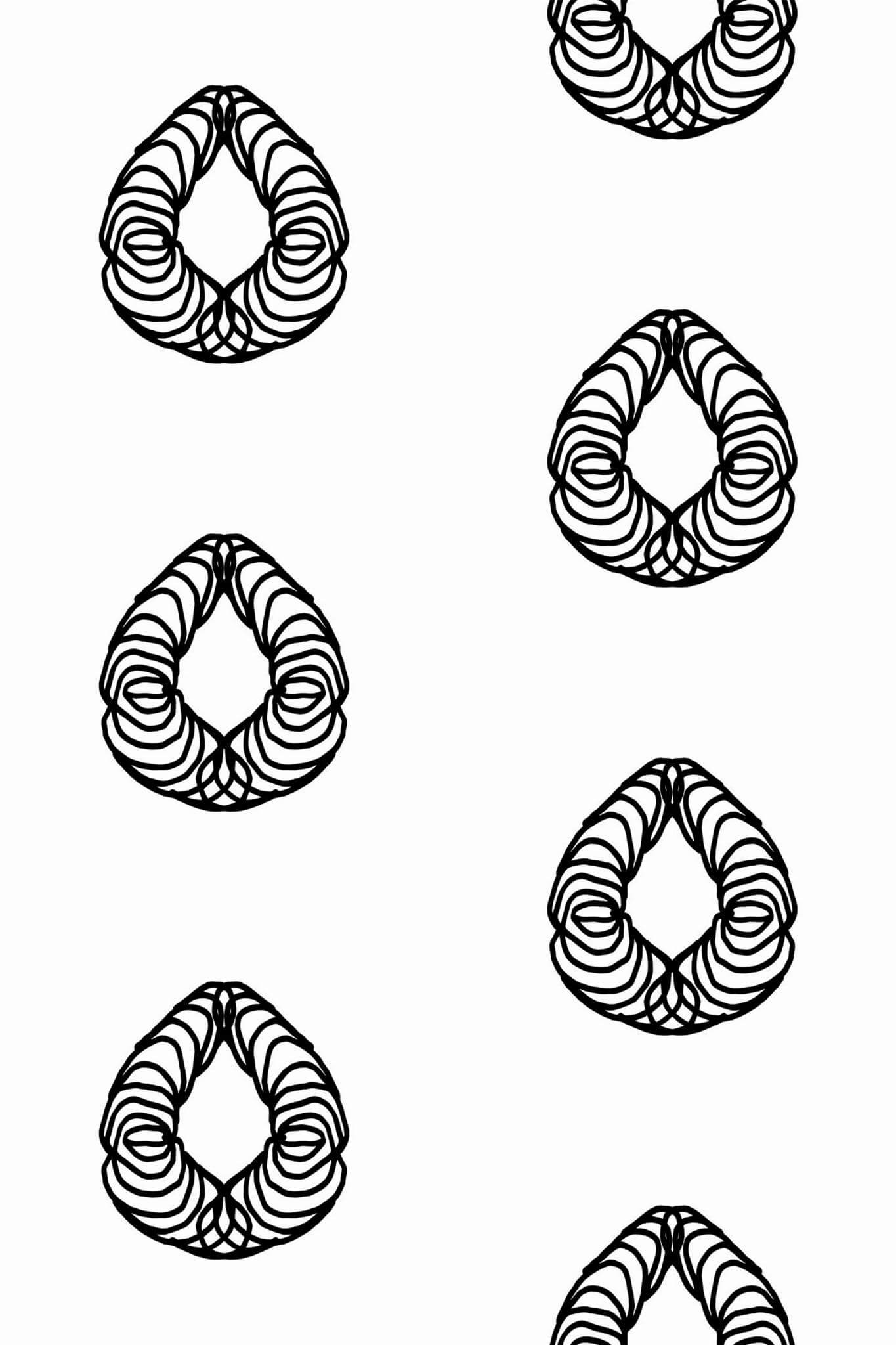 Geometric raindrop Wallpaper - Image 2