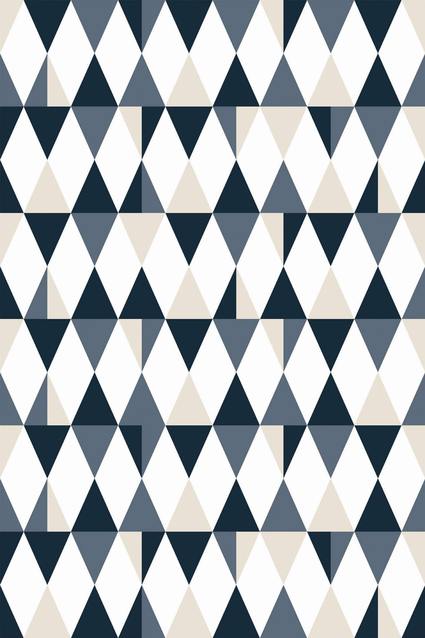 Geometric rhombus and triangle Wallpaper - Image 2