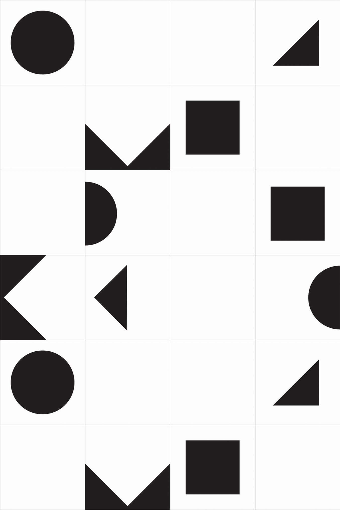 Geometric shapes grid Wallpaper - Image 2