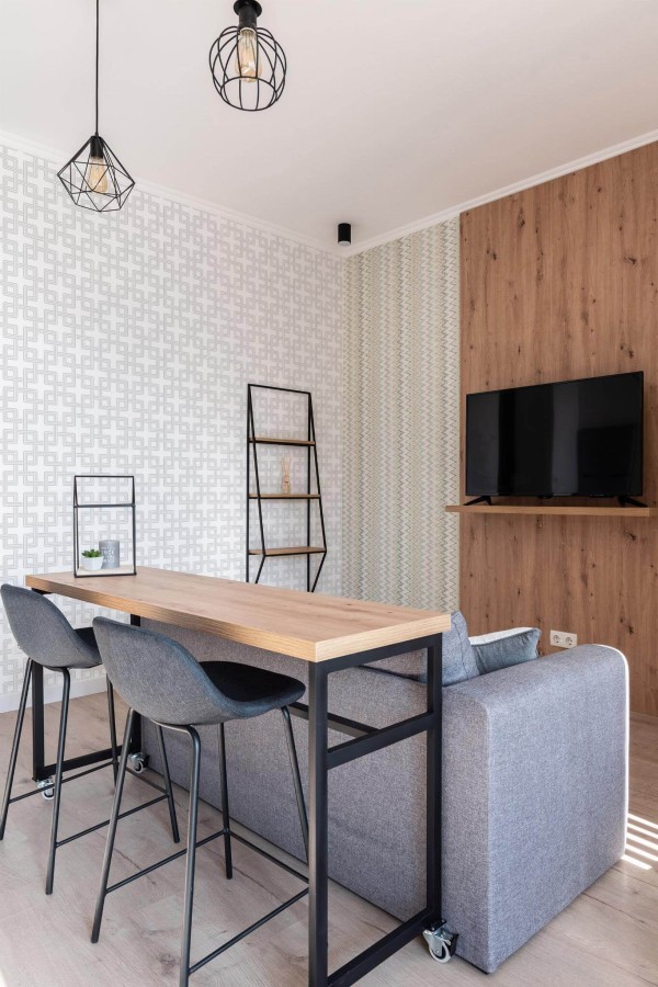 Gray overlapping squares Wallpaper - Image 3