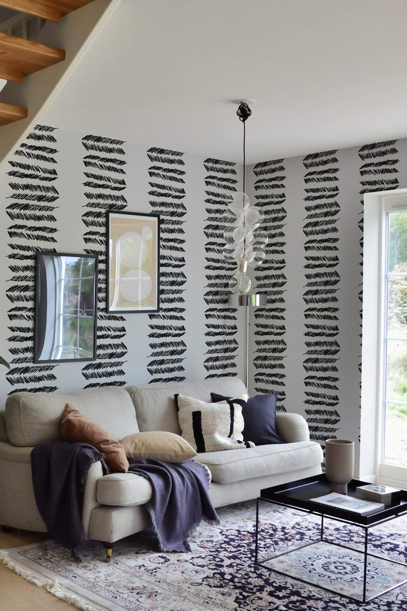 Brush stroke feather Wallpaper - Image 3