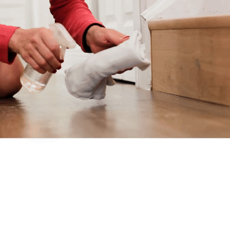Step Two: Prep your surface! A clean surface is the key to a flawless stick. Wipe away any dust, soap scum, or dirt. For best results, use a clean, lint-free cloth—an old cotton shirt works wonders! Cotton is great for cleaning without leaving any residue. Cotton material is excellent at not leaving residue. If you're prepping a shower or bathtub, a biodegradable cleaner works wonders for removing soap film. Alternatively, rubbing alcohol does the trick.