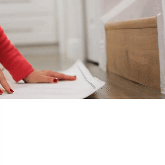 Step One: For easier handling, remove your SafetyMat from the box and lay it flat on the floor. Let it relax for an hour or so to flatten completely. This ensures a smooth installation with a flat, ready-to-stick mat.