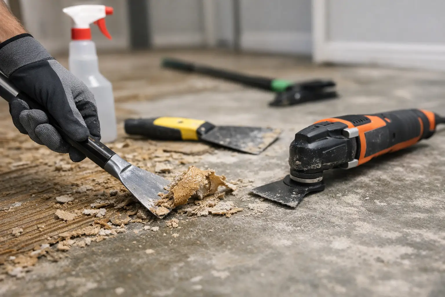 How to Remove Floor Adhesive Without Damage