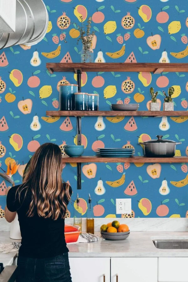 Illustrated fruit Wallpaper - Image 3