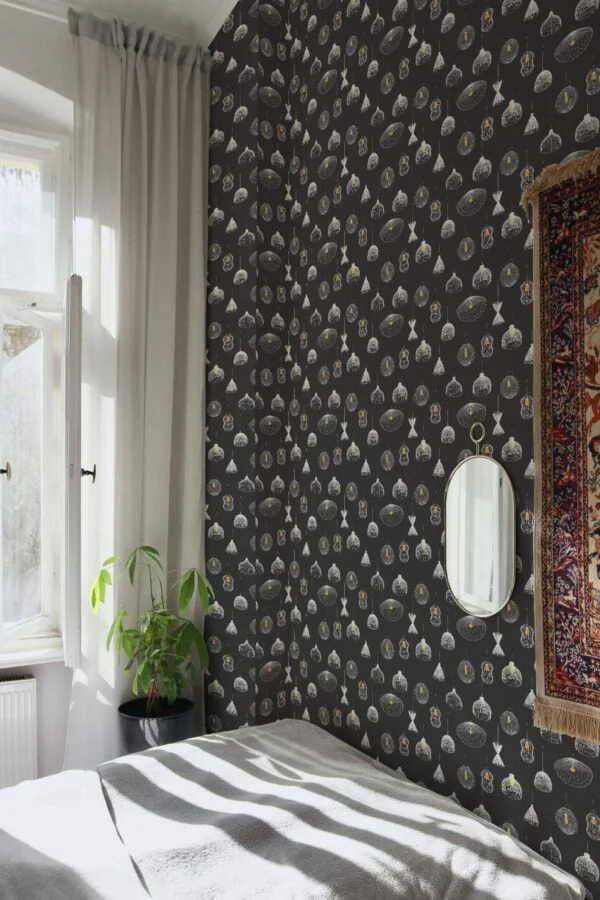 Black lamps Wallpaper - Image 4