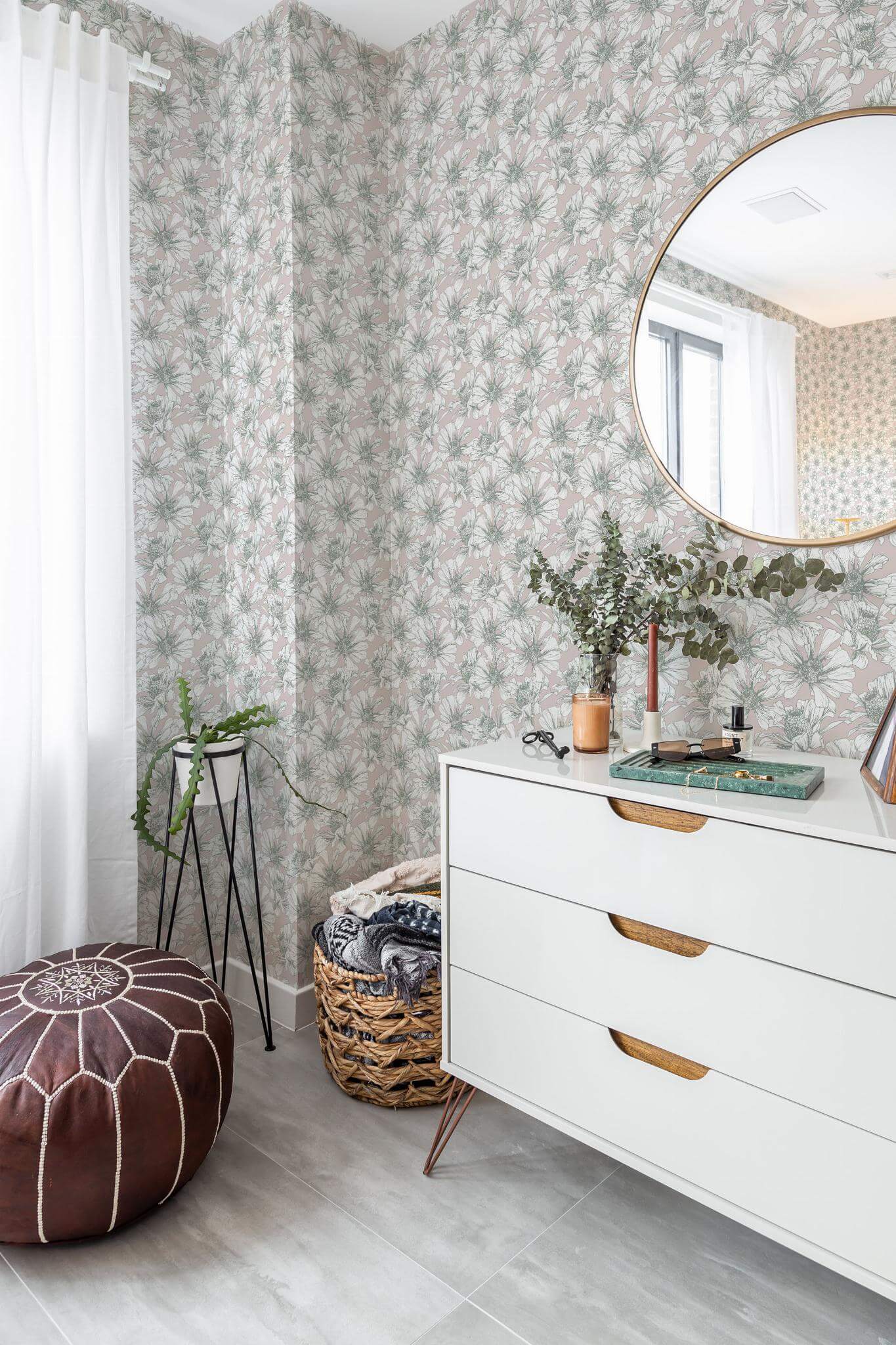 Vintage floral Wallpaper - Image 3