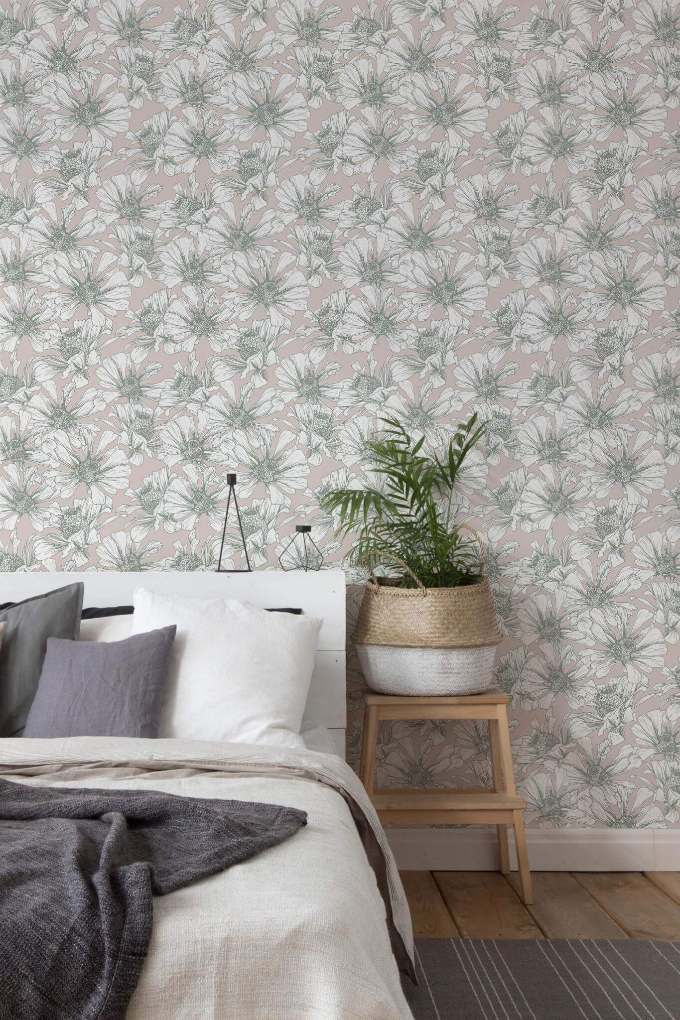 Vintage floral Wallpaper - Image 4