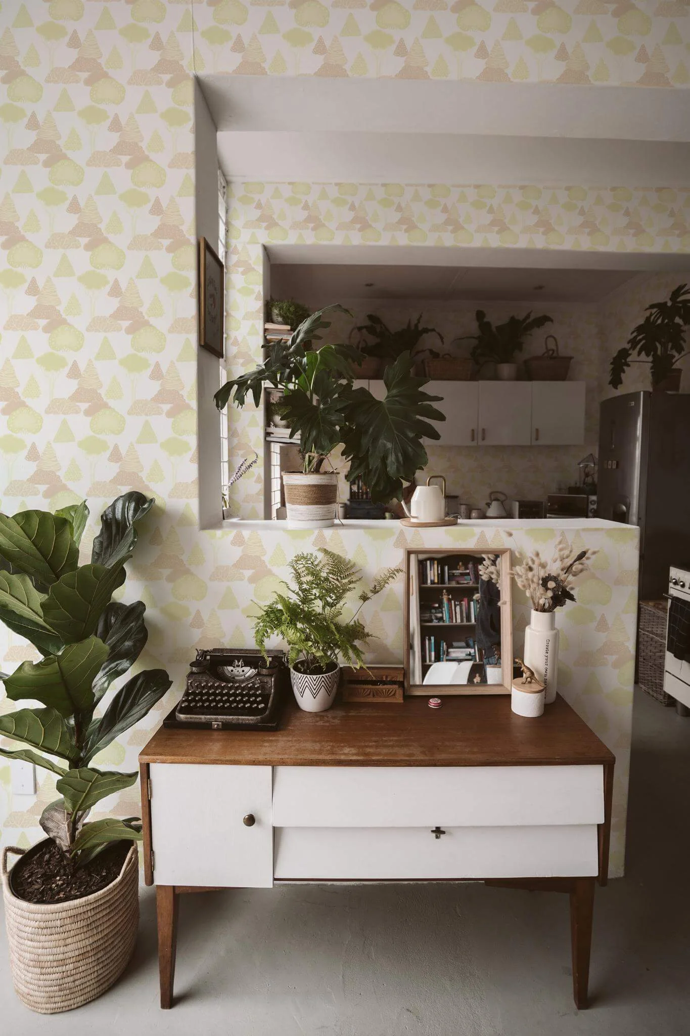 Light Forest in Beige Wallpaper - Image 3