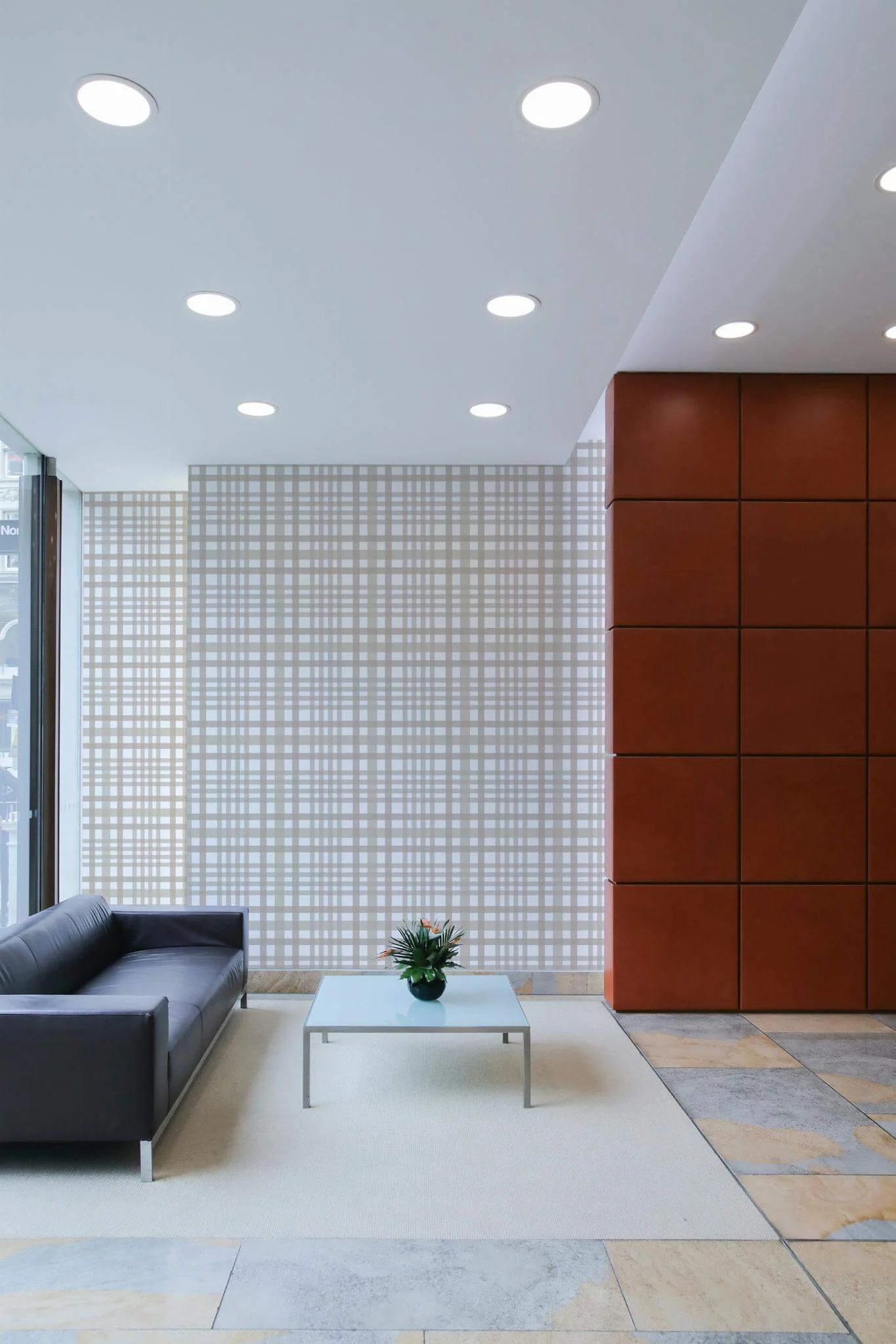 Light neutral plaid Wallpaper - Image 3