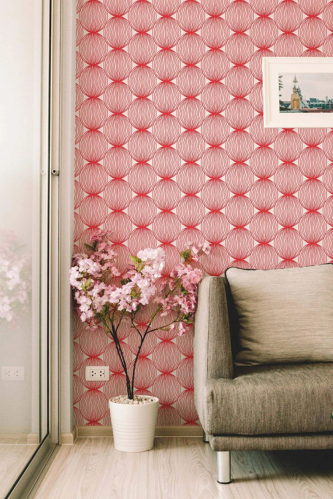 Red kitchen backsplash Wallpaper - Image 3