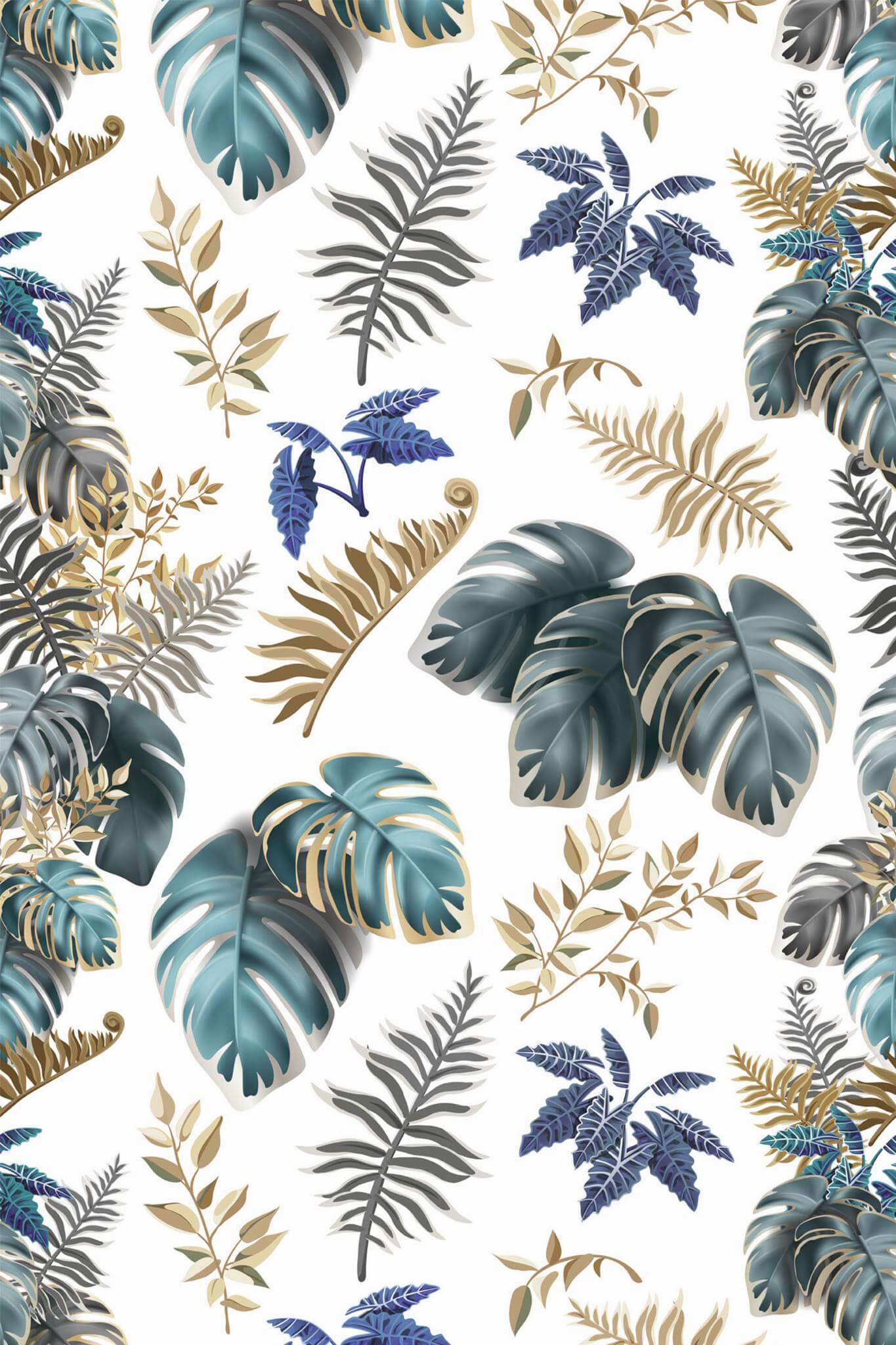 Lush tropical leaf Wallpaper - Image 2