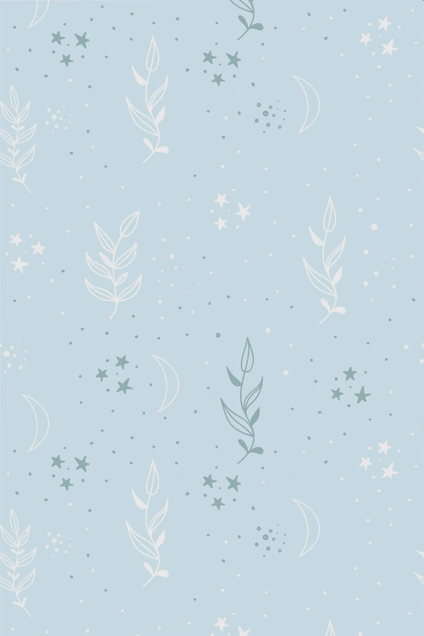 Minimalist delicate leaf Wallpaper - Image 2