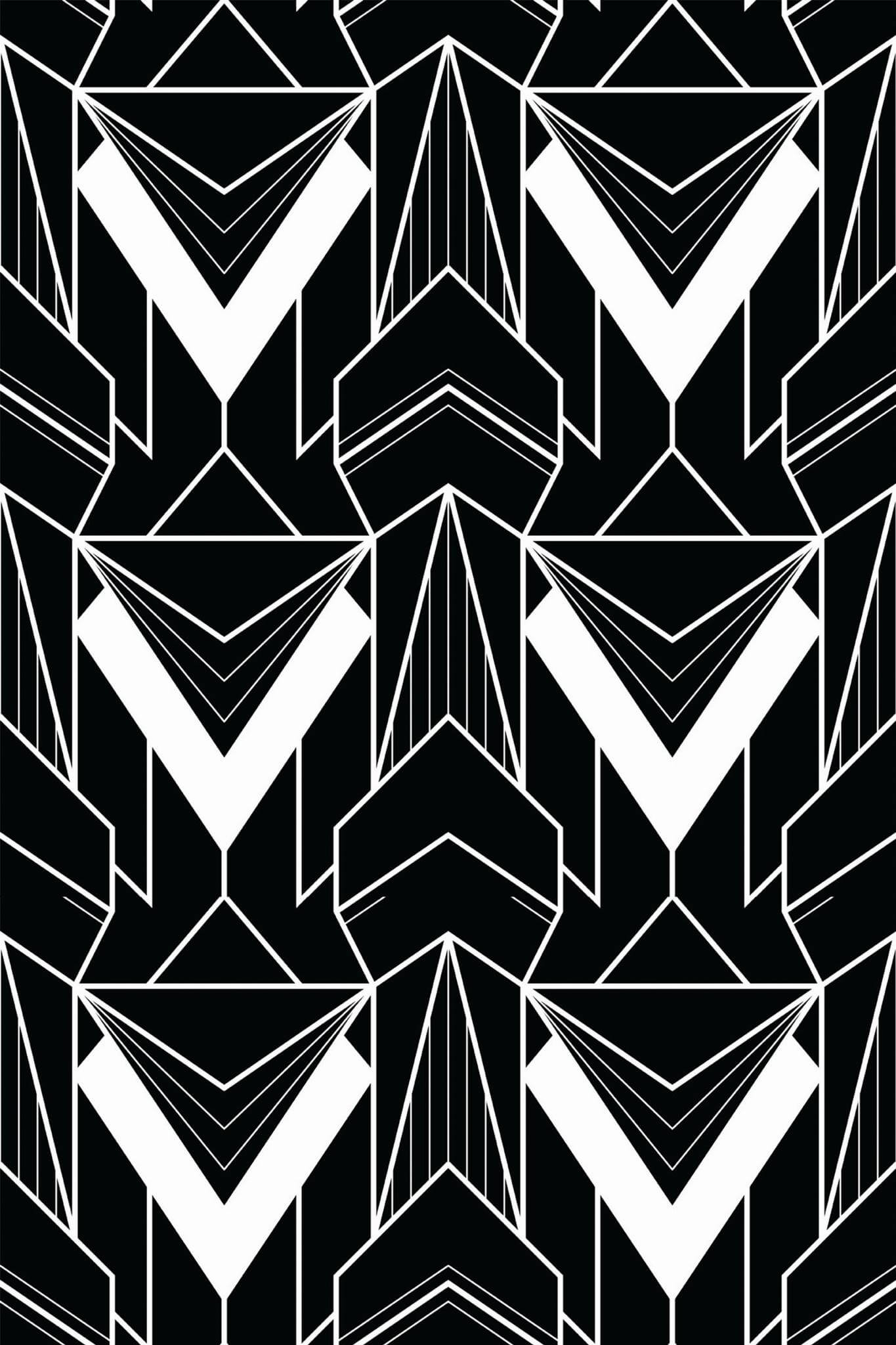 Modern Art Deco Wallpaper - Image 2