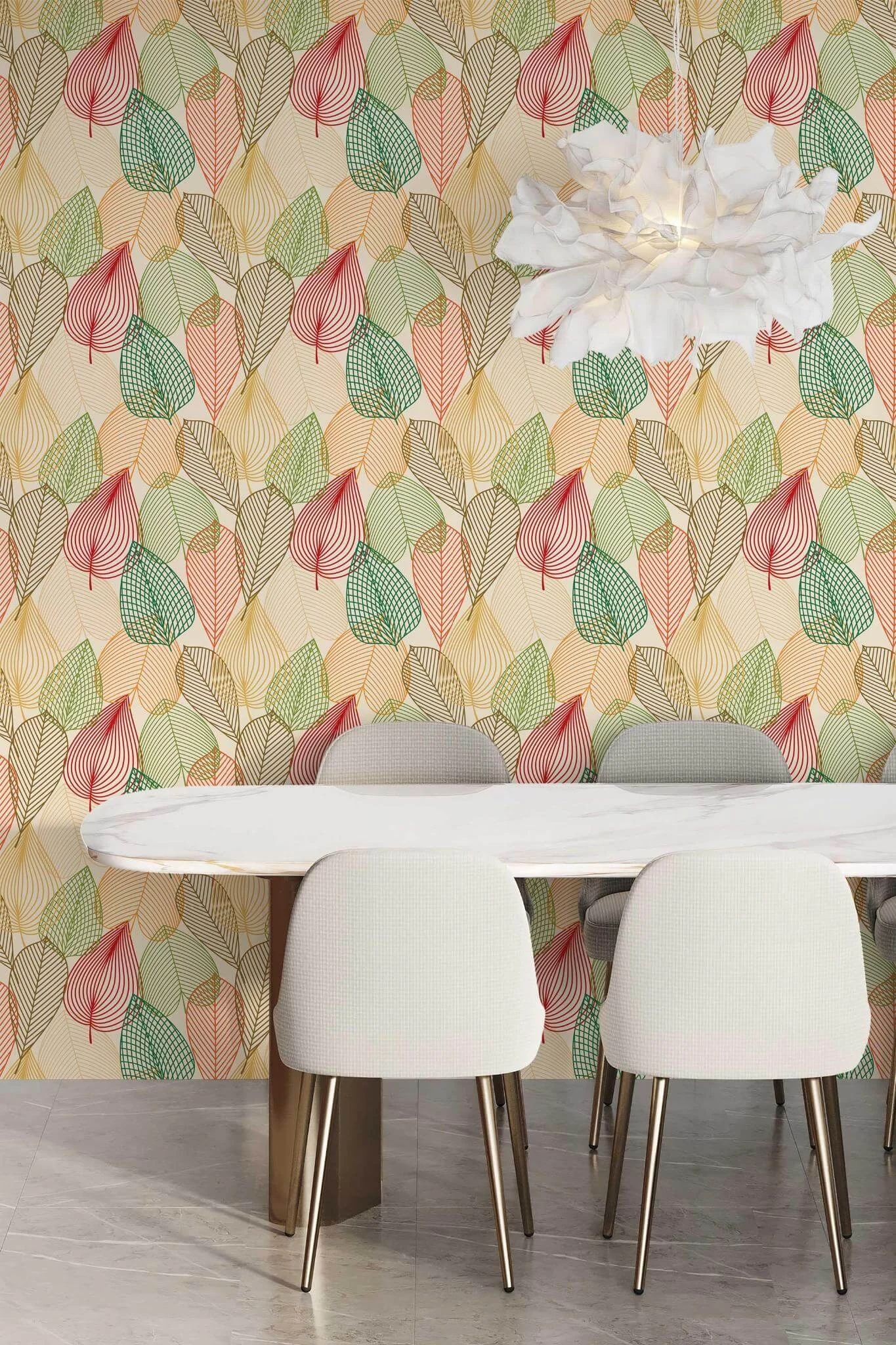 Modern autumn leaf Wallpaper - Image 4