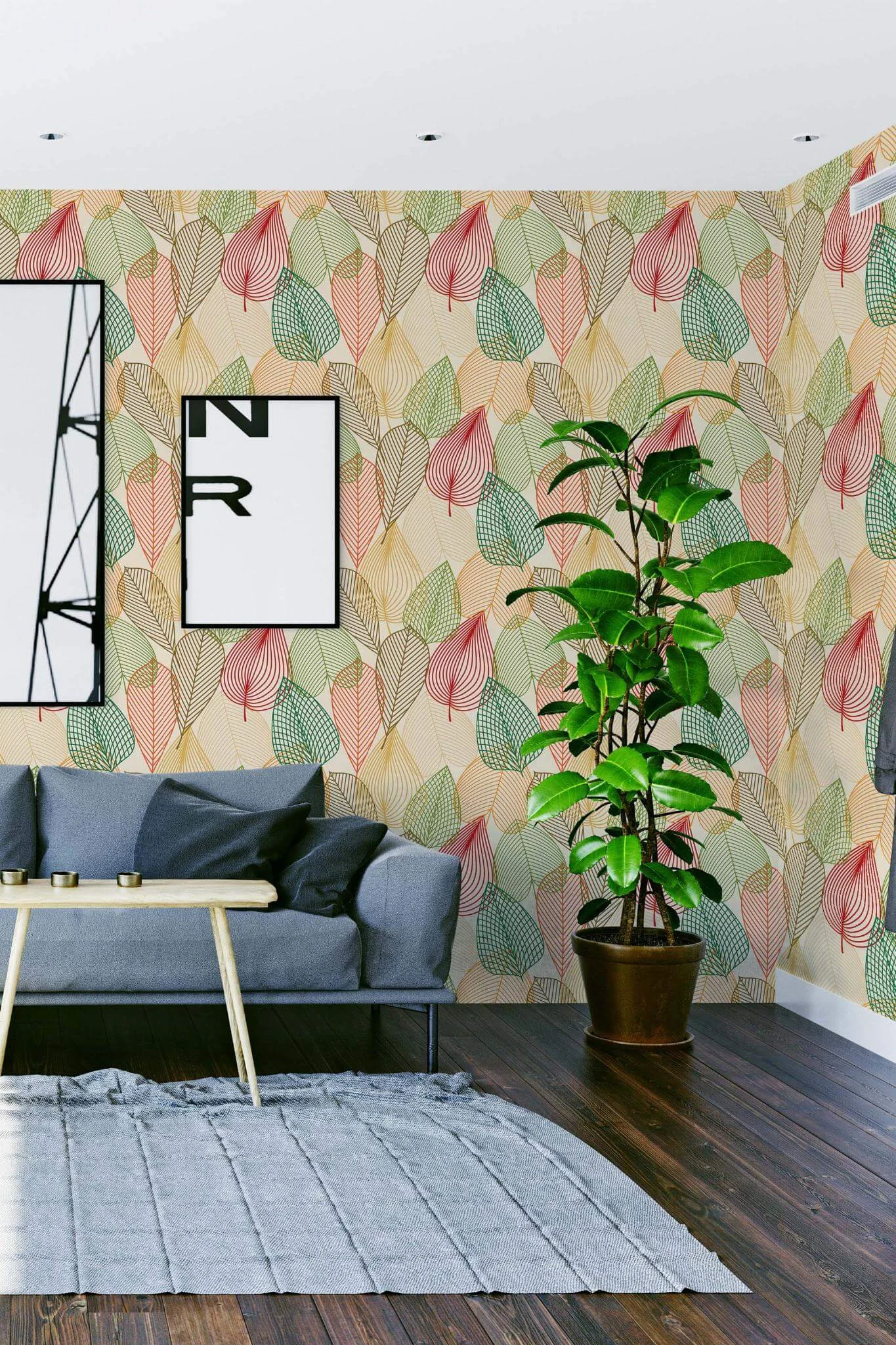 Modern autumn leaf Wallpaper - Image 3