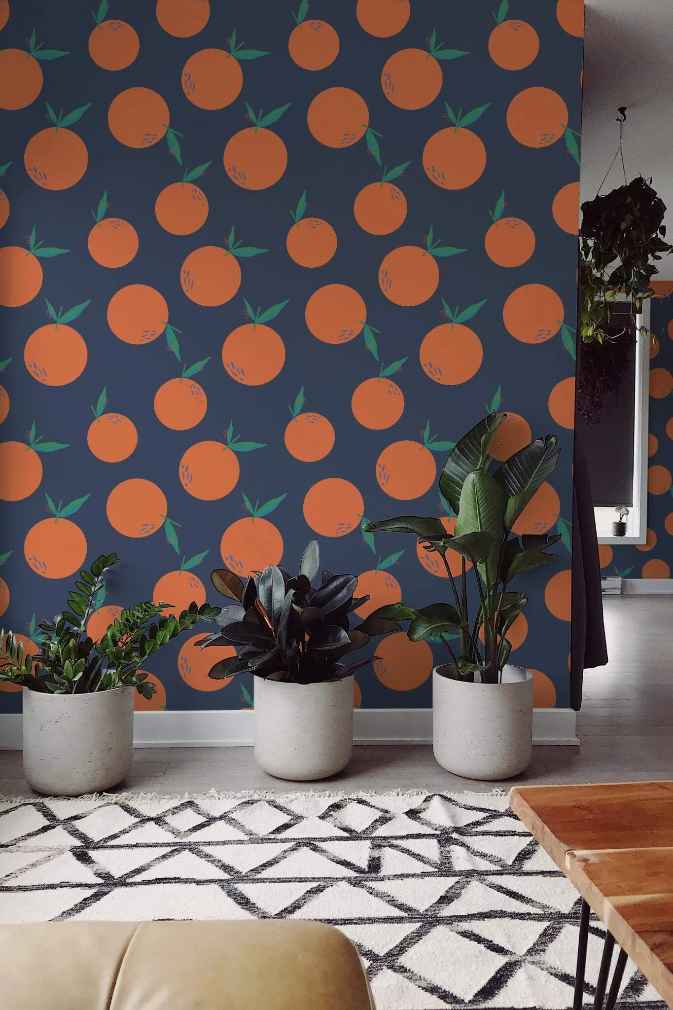 Modern orange Wallpaper - Image 4