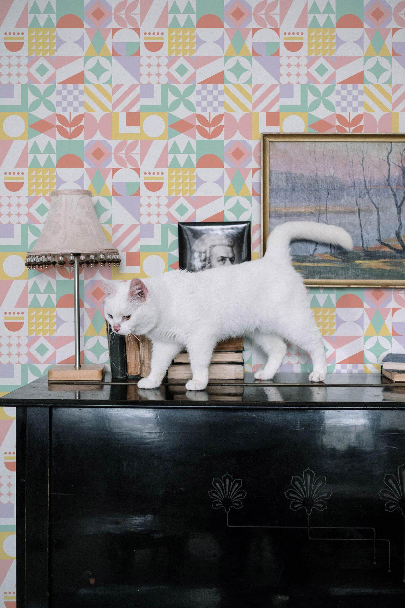 Pastel geometric Wallpaper