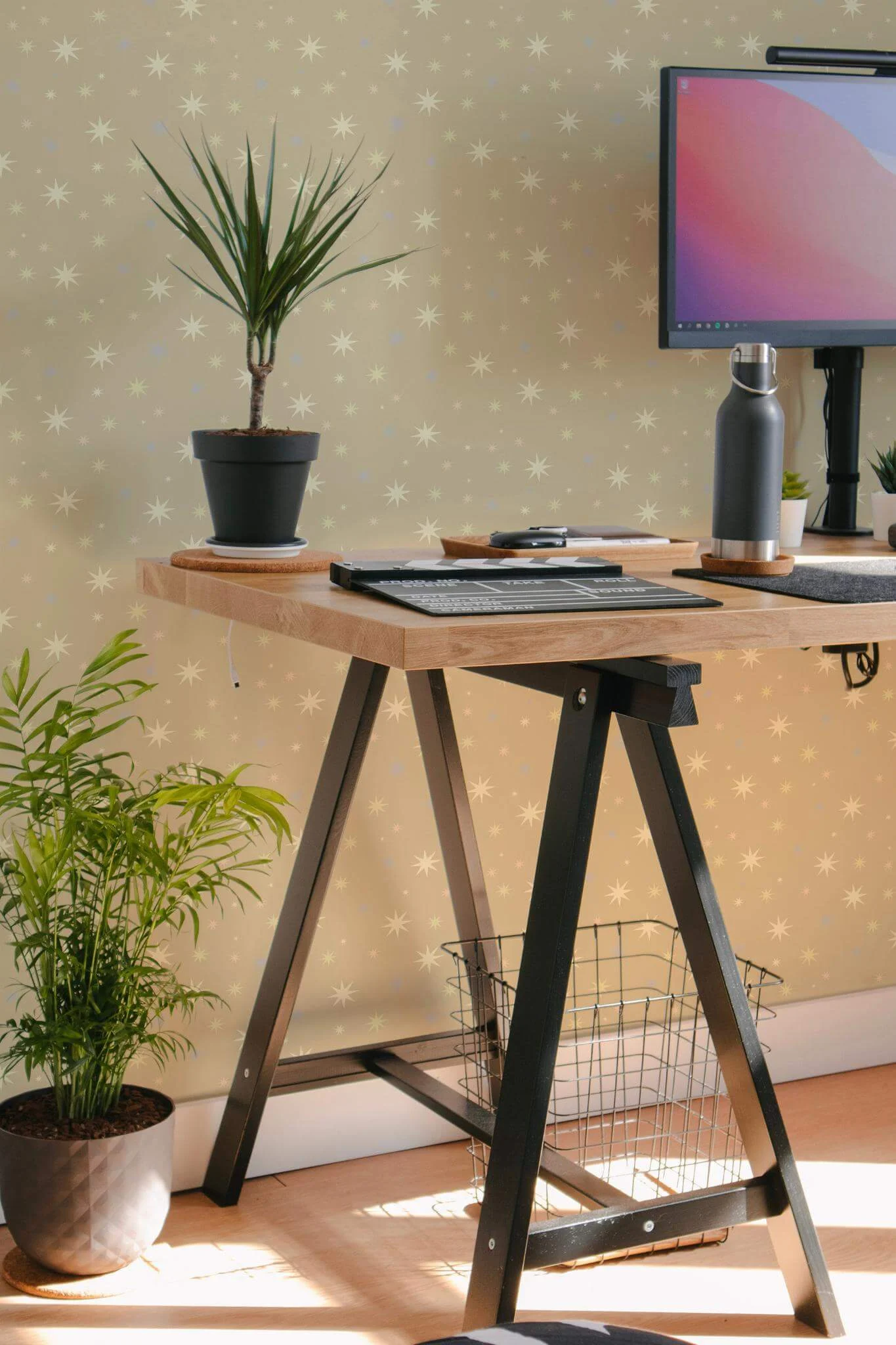 Brown Nursery Stars Wallpaper - Image 3