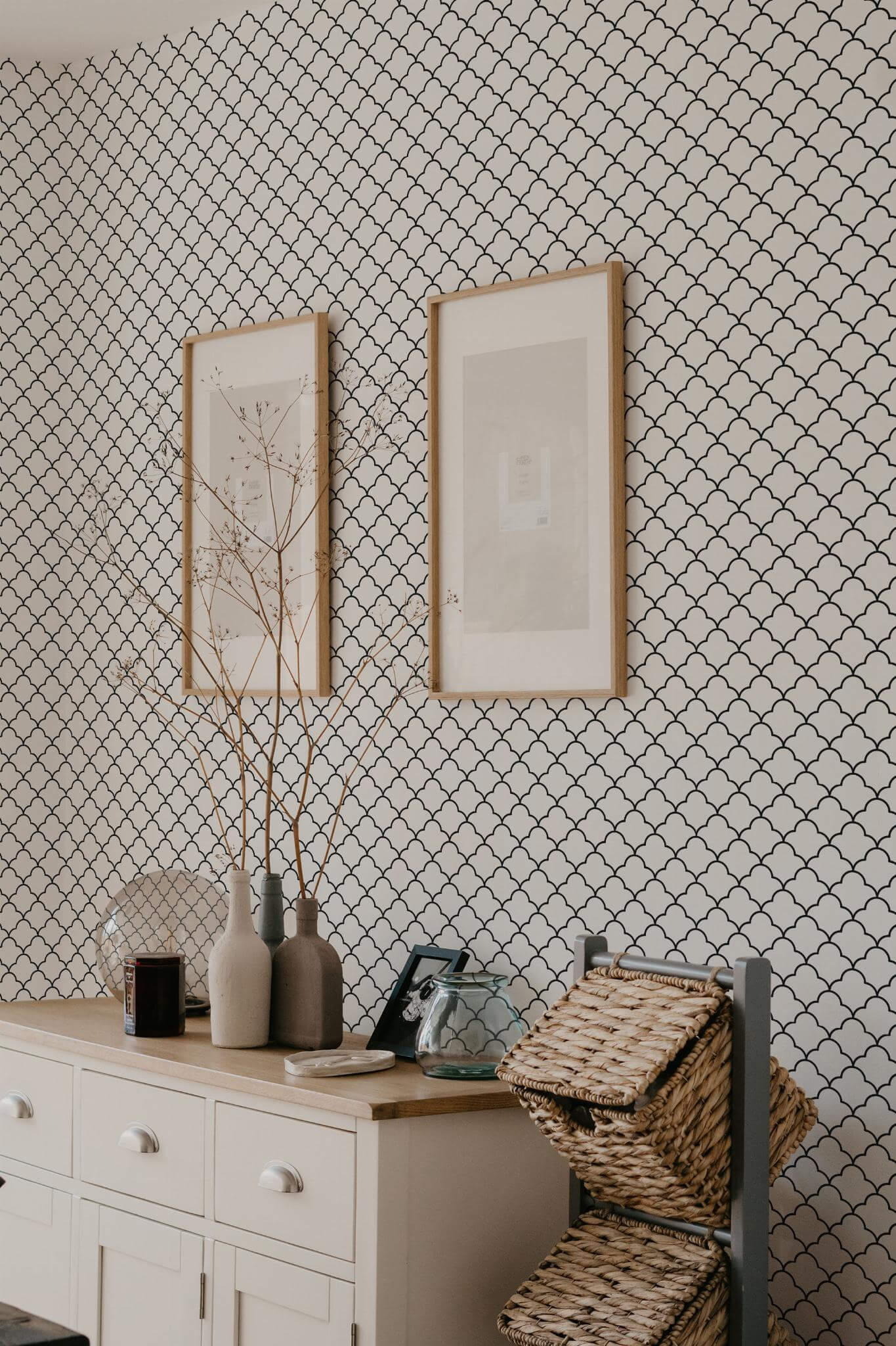 Moroccan lattice Wallpaper