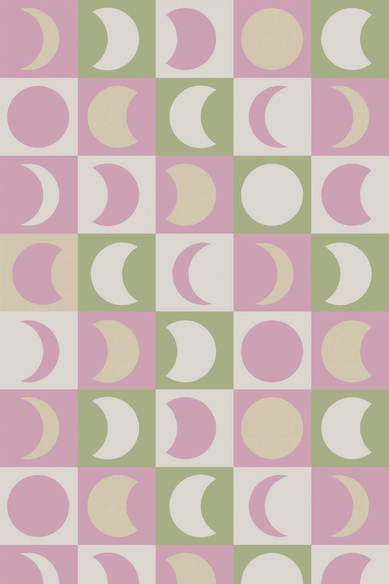Pastel moon phase Wallpaper - Image 2