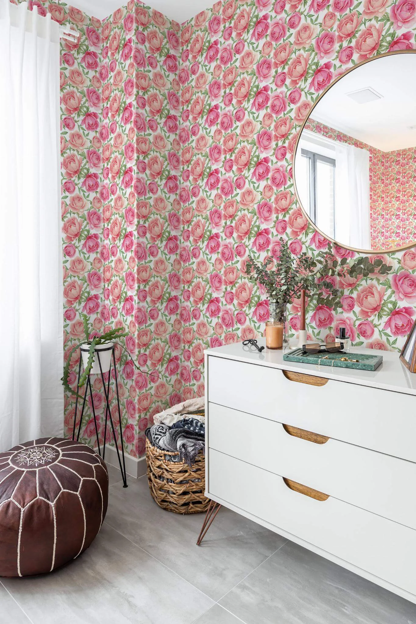 Modern peony Wallpaper - Image 3
