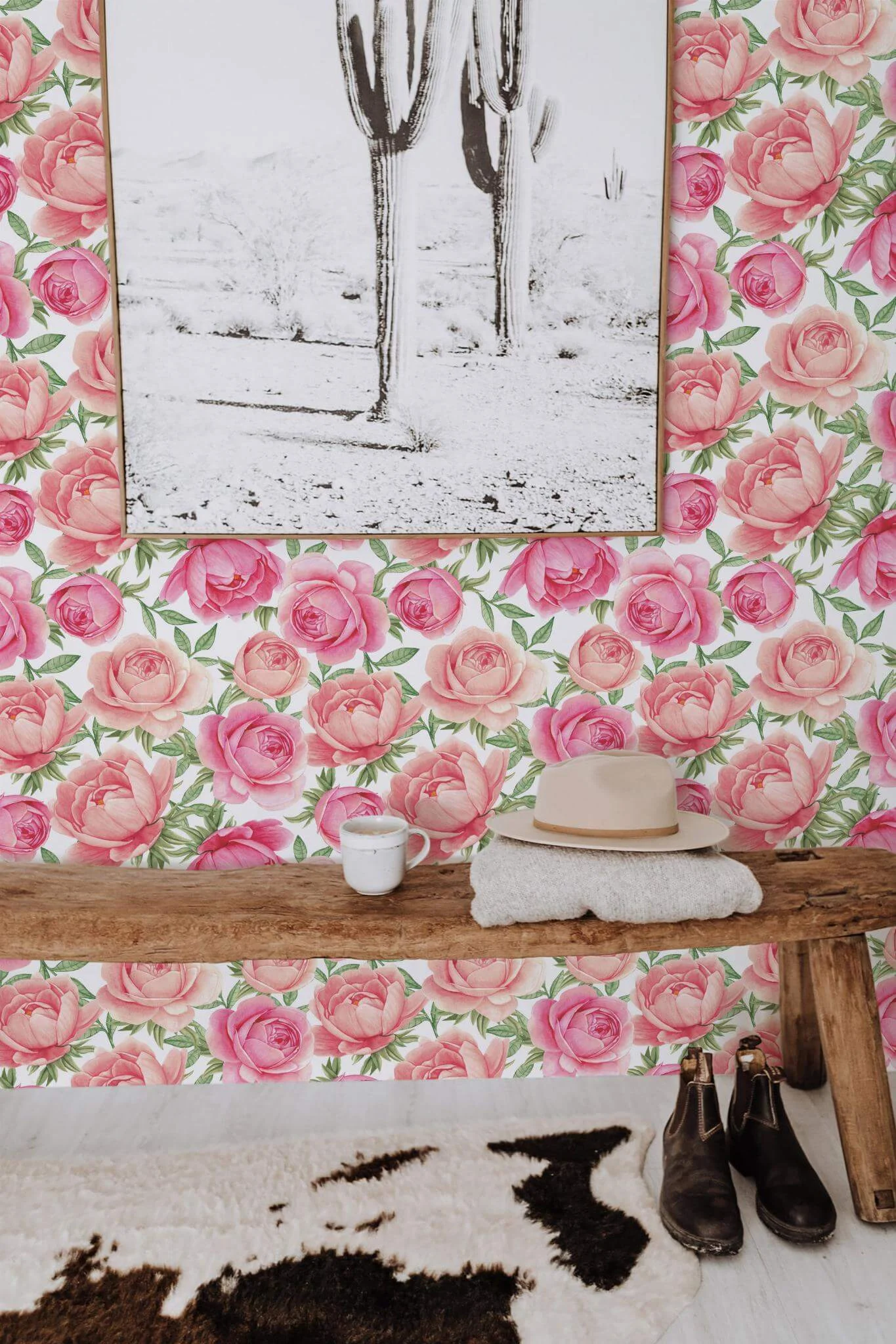 Modern peony Wallpaper - Image 4