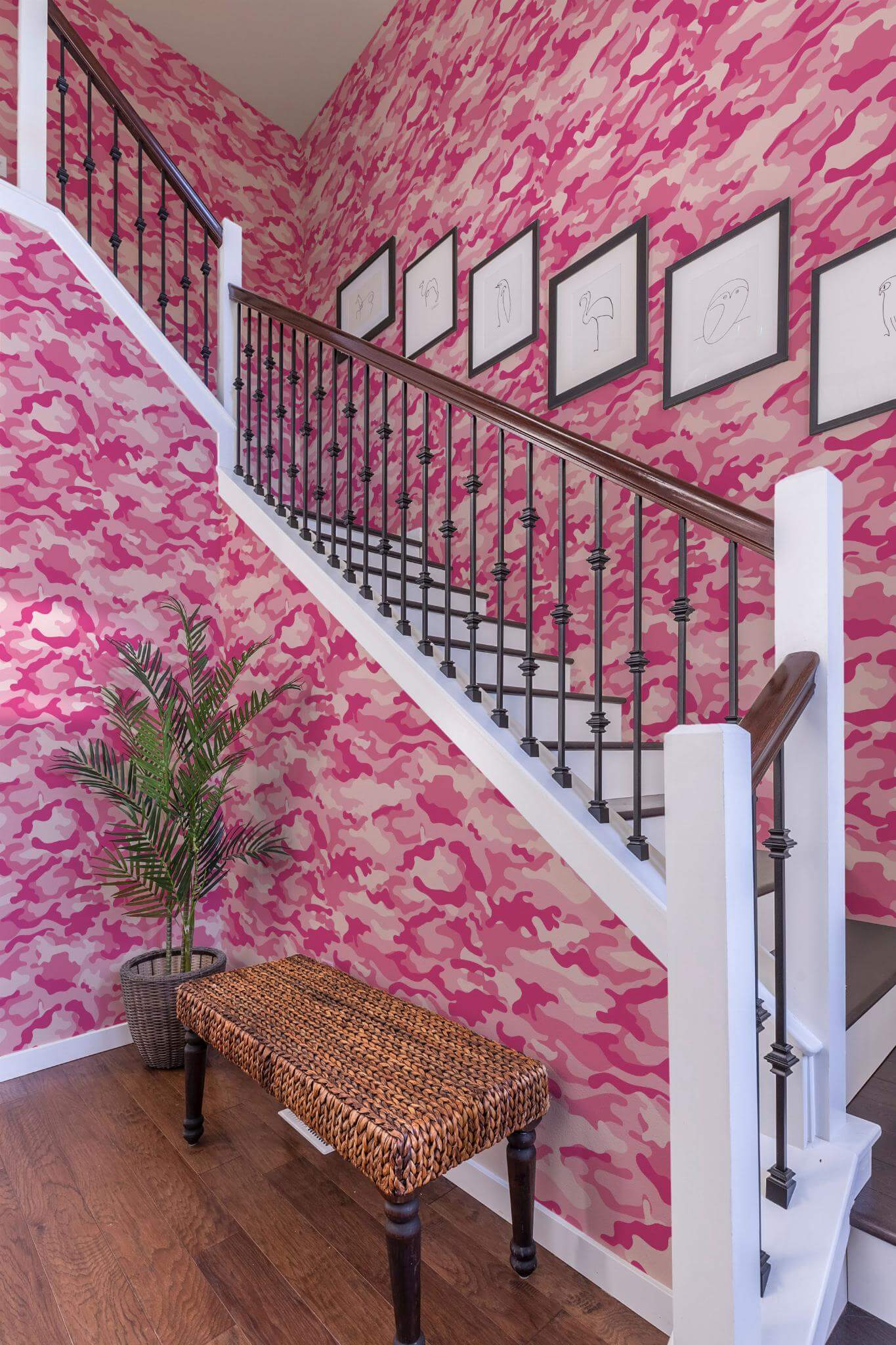 Pink camouflage Wallpaper - Image 4