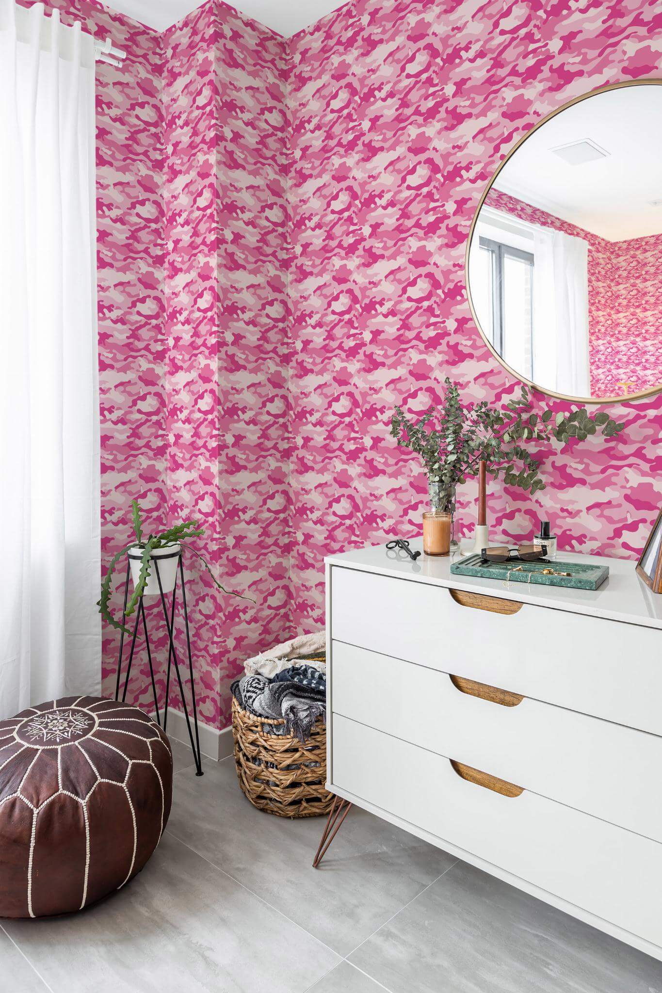 Pink camouflage Wallpaper - Image 3