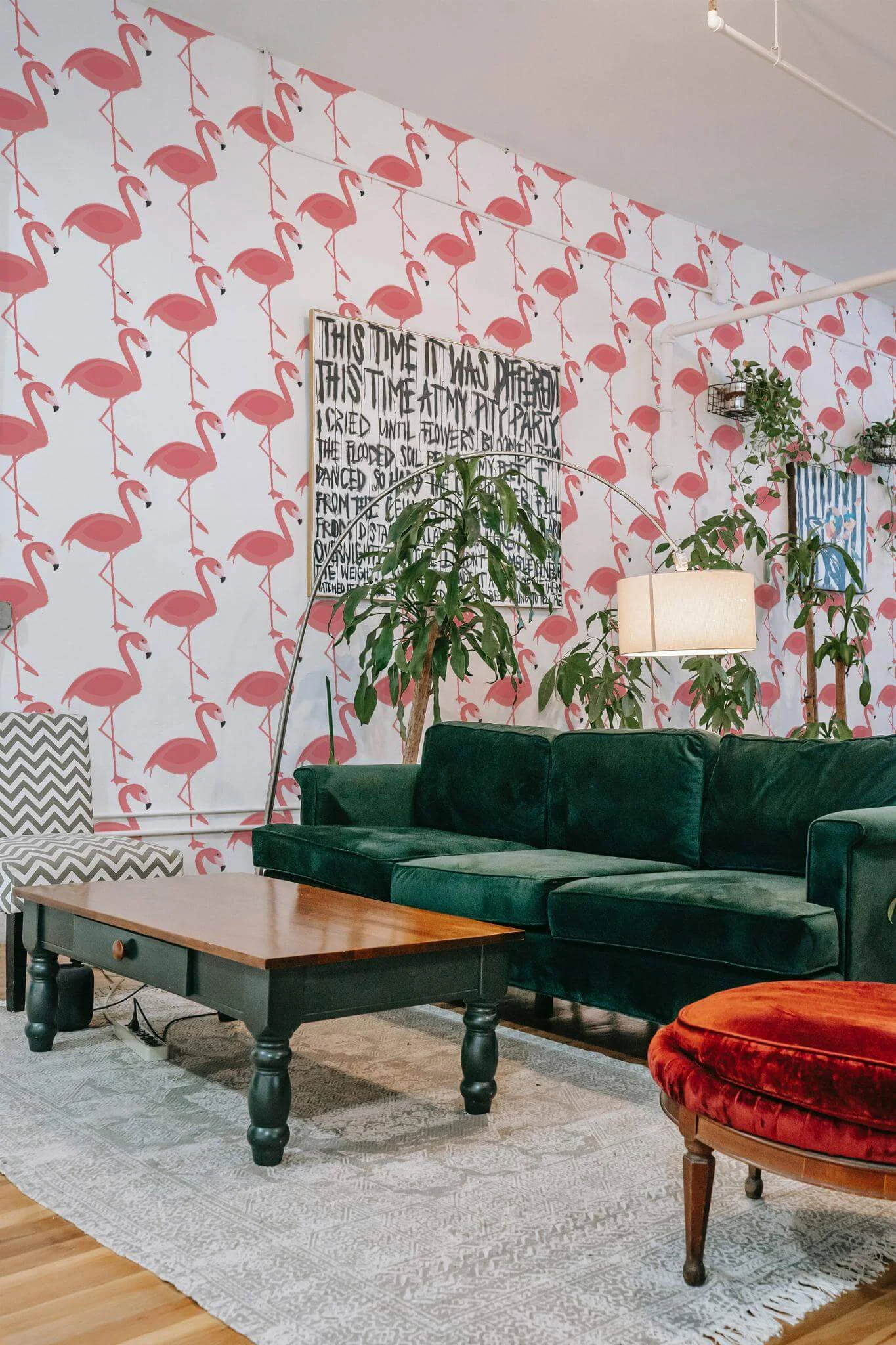 Pink flamingos Wallpaper - Image 3