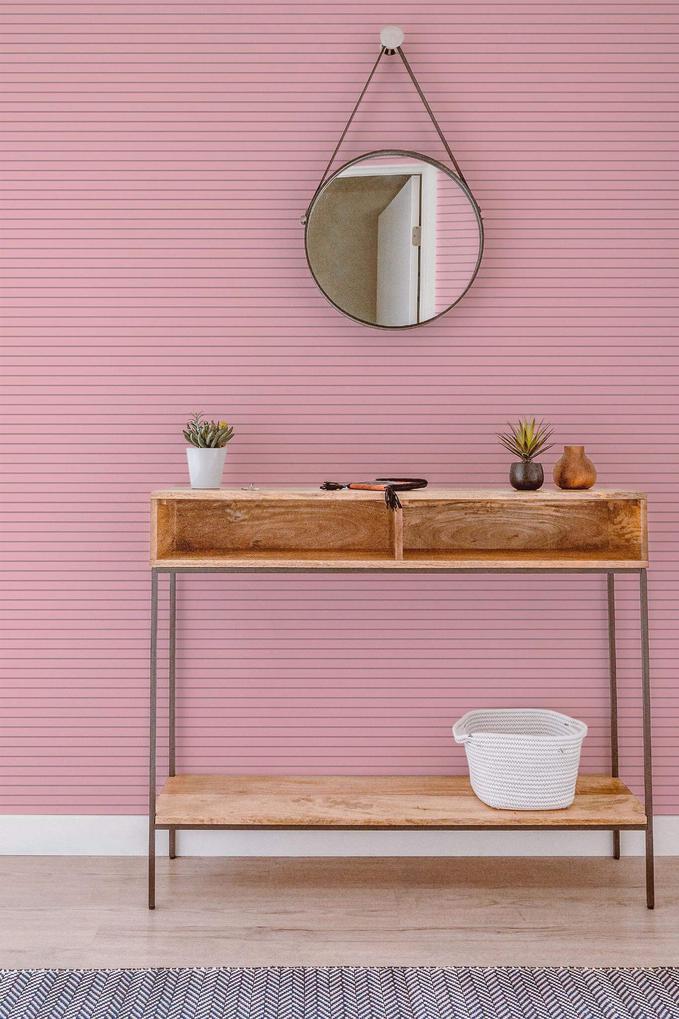Pink stripe Wallpaper