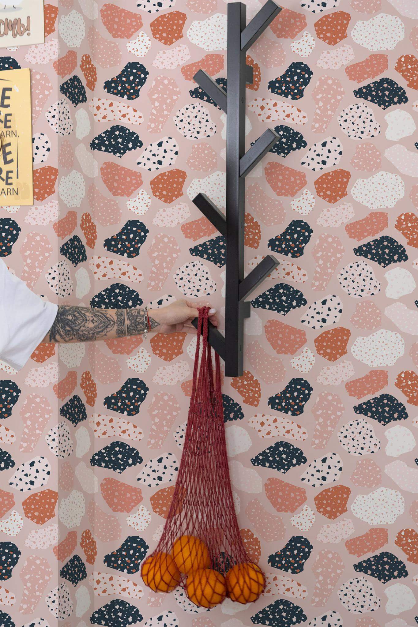 Multicolor terrazzo Wallpaper