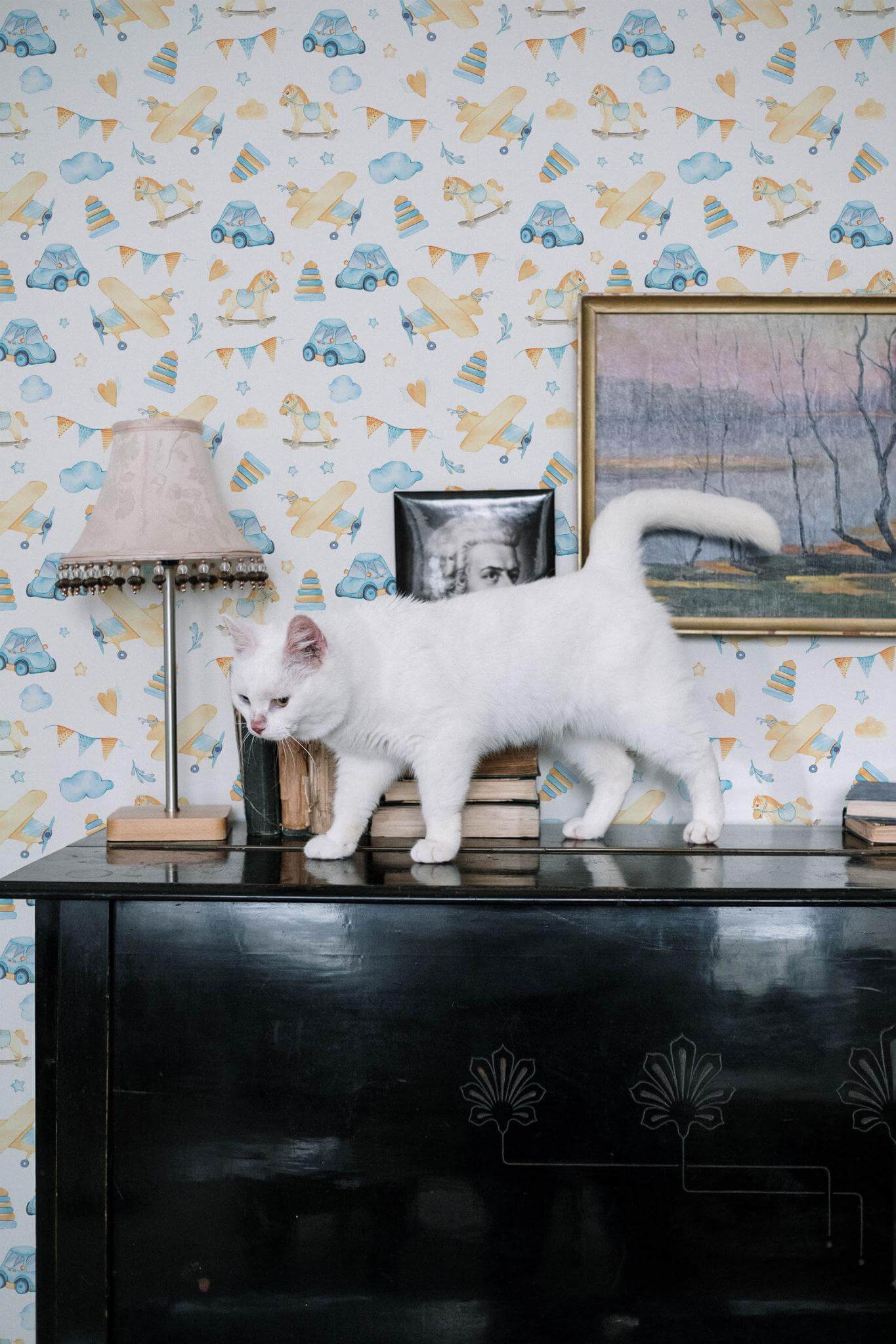 Watercolor toy Wallpaper