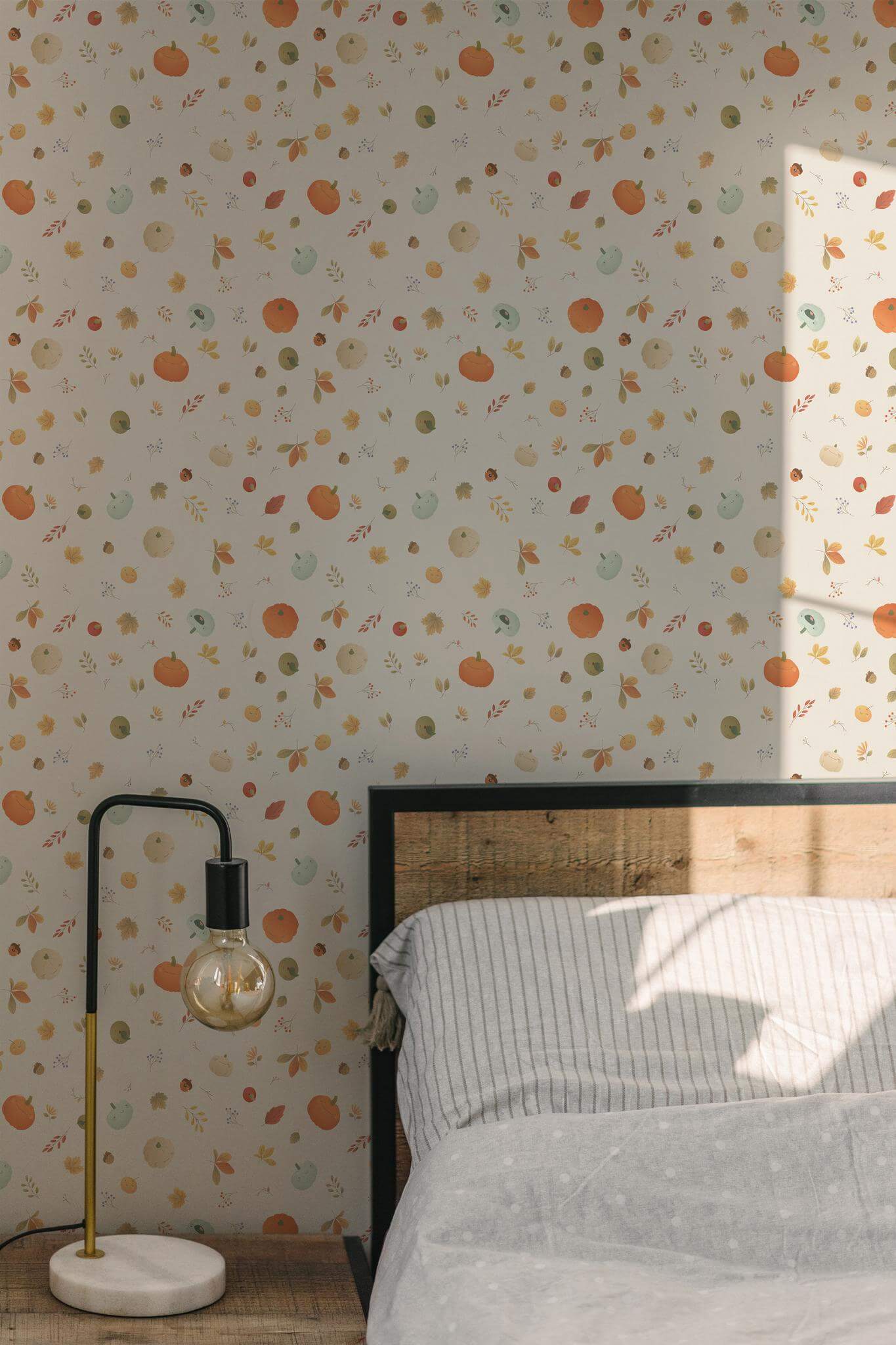 Abstract smiling pumpkin Wallpaper — SafetyMat