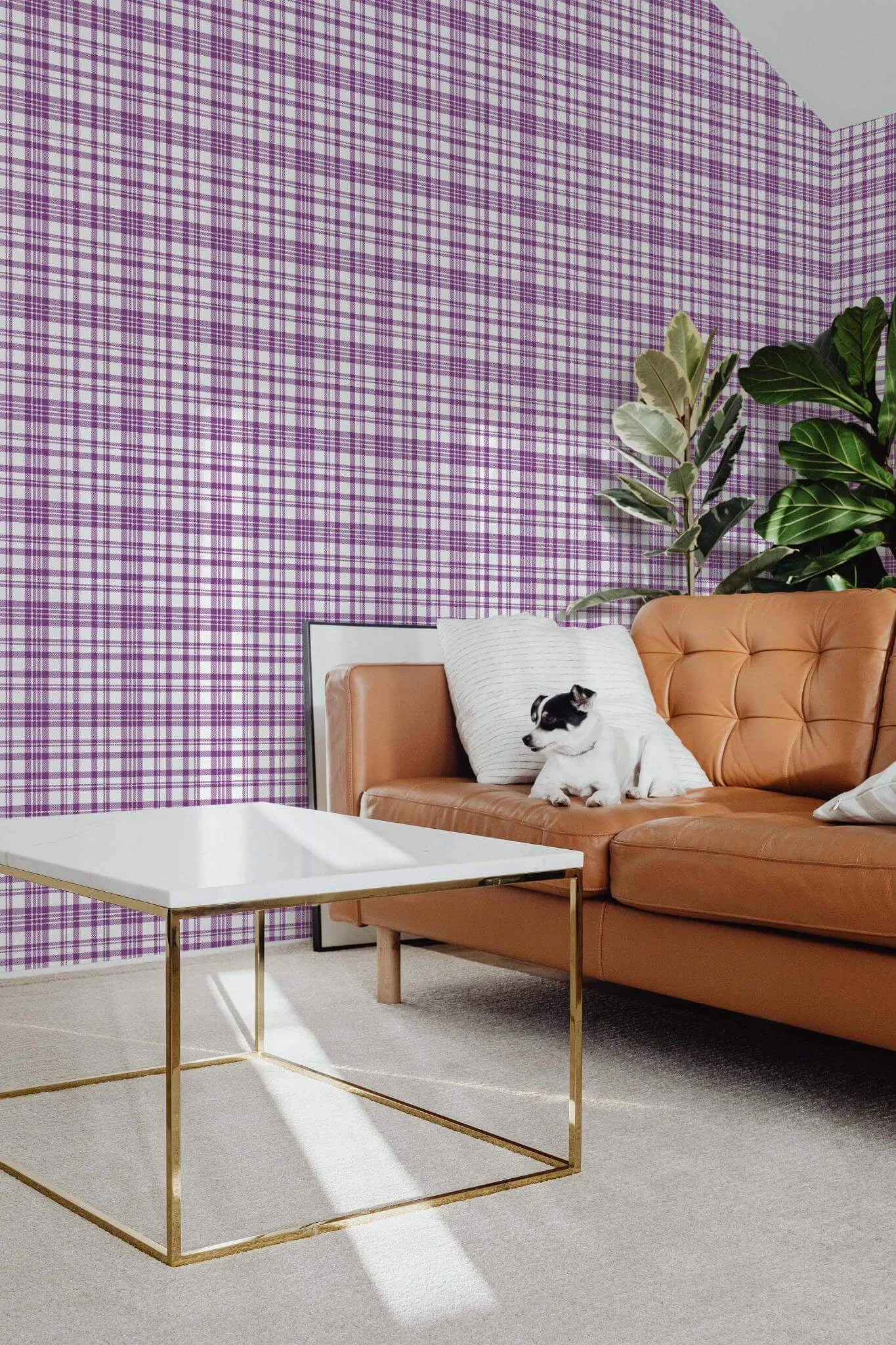 Purple plaid Wallpaper - Image 3