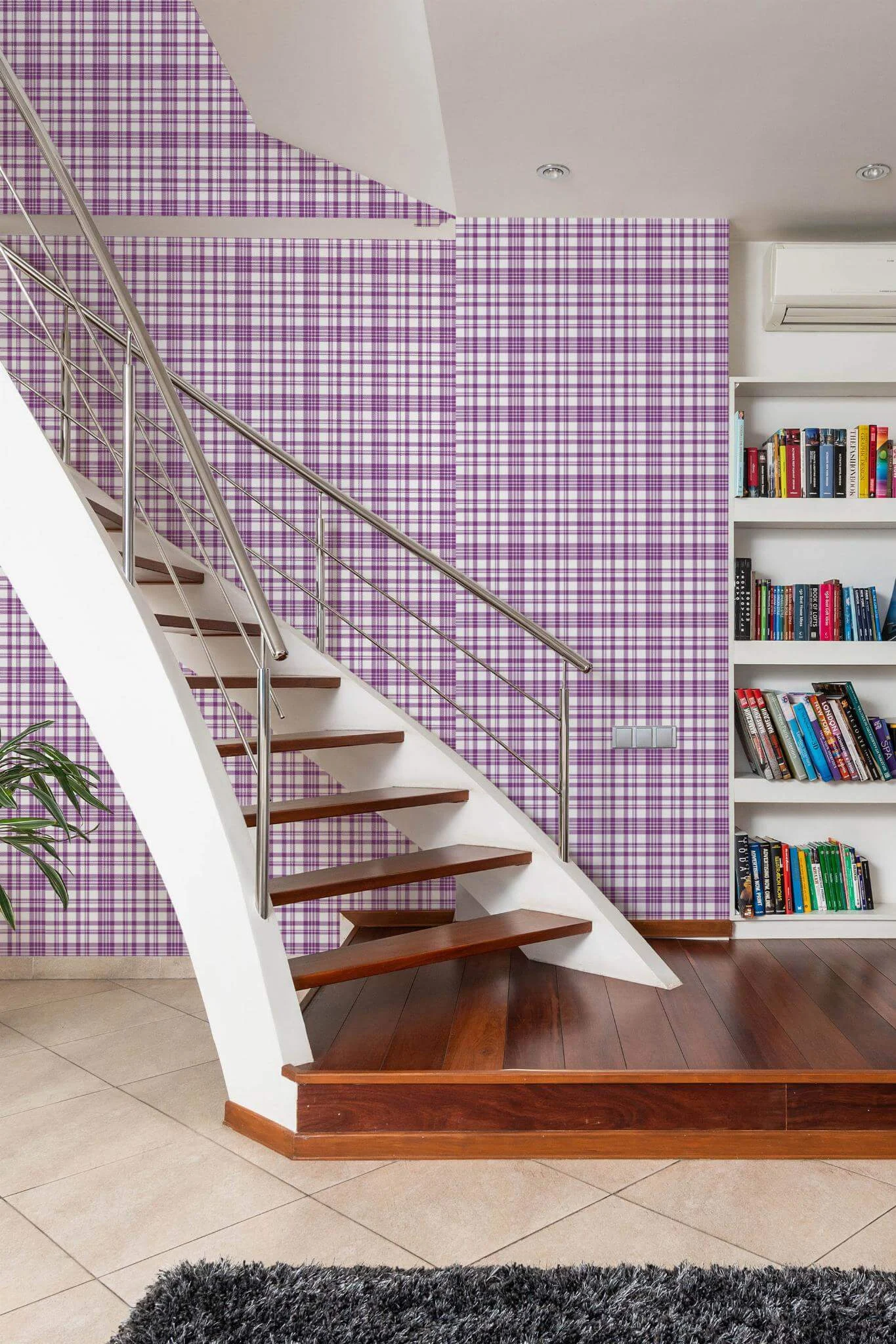 Purple plaid Wallpaper - Image 4