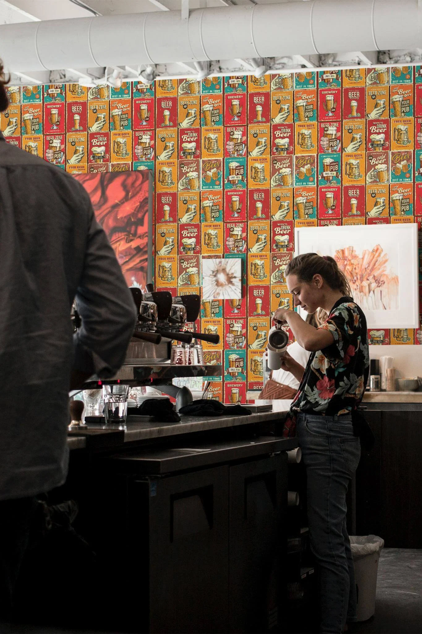 Retro bar Wallpaper - Image 4