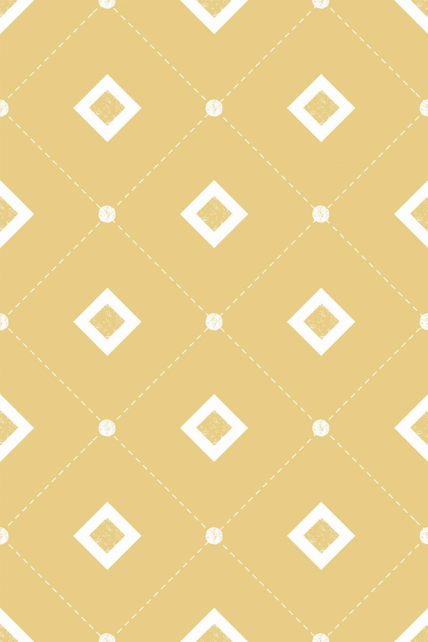 Retro tile diamond pattern Wallpaper - Image 2
