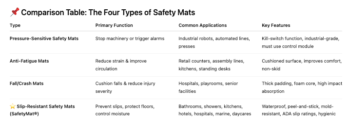 The Complete Guide to Safety Mats (Featuring the 4th Category Google Forgot — Slip-Resistant Mats)