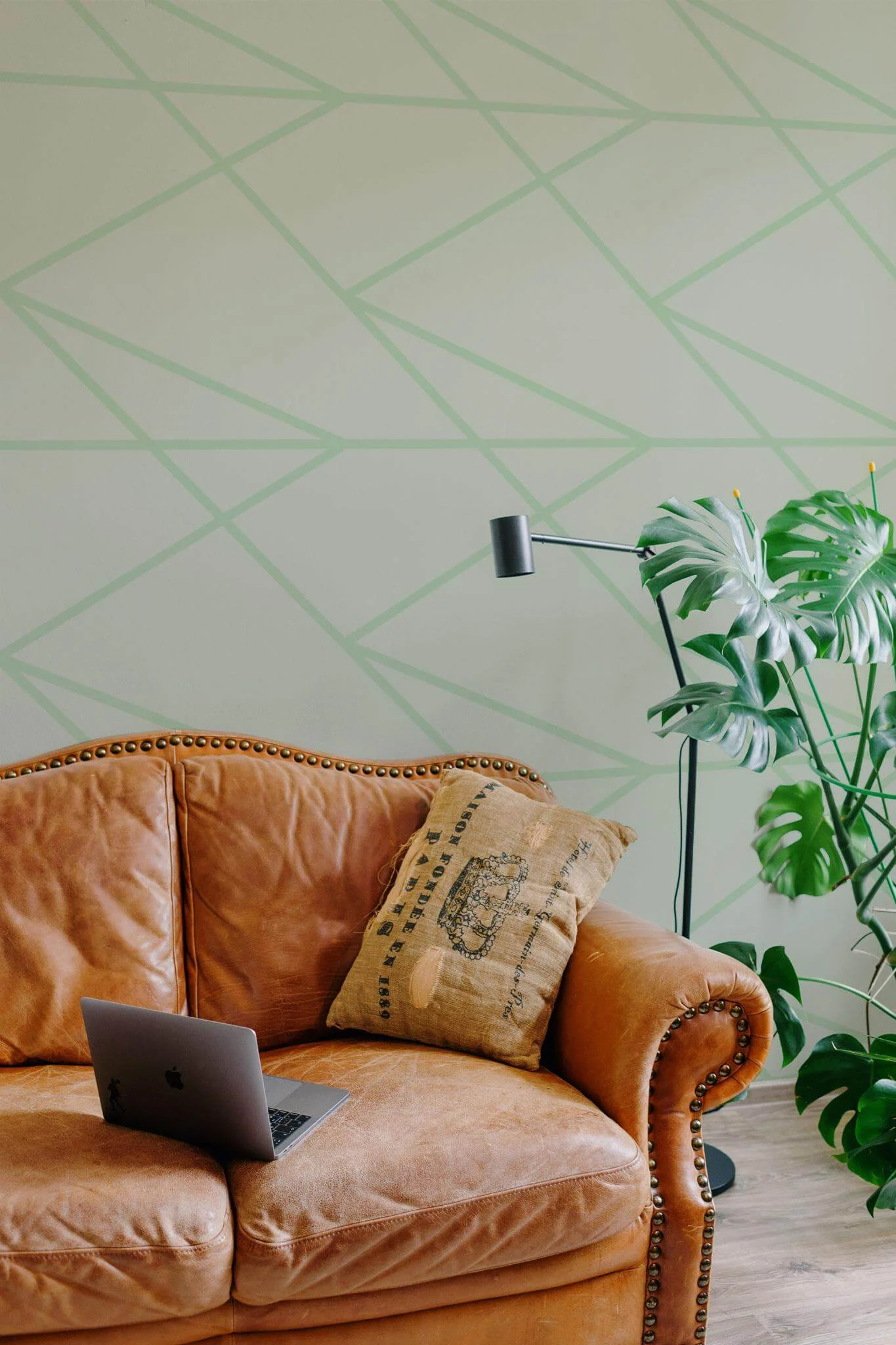 Sage geometry Wallpaper - Image 4