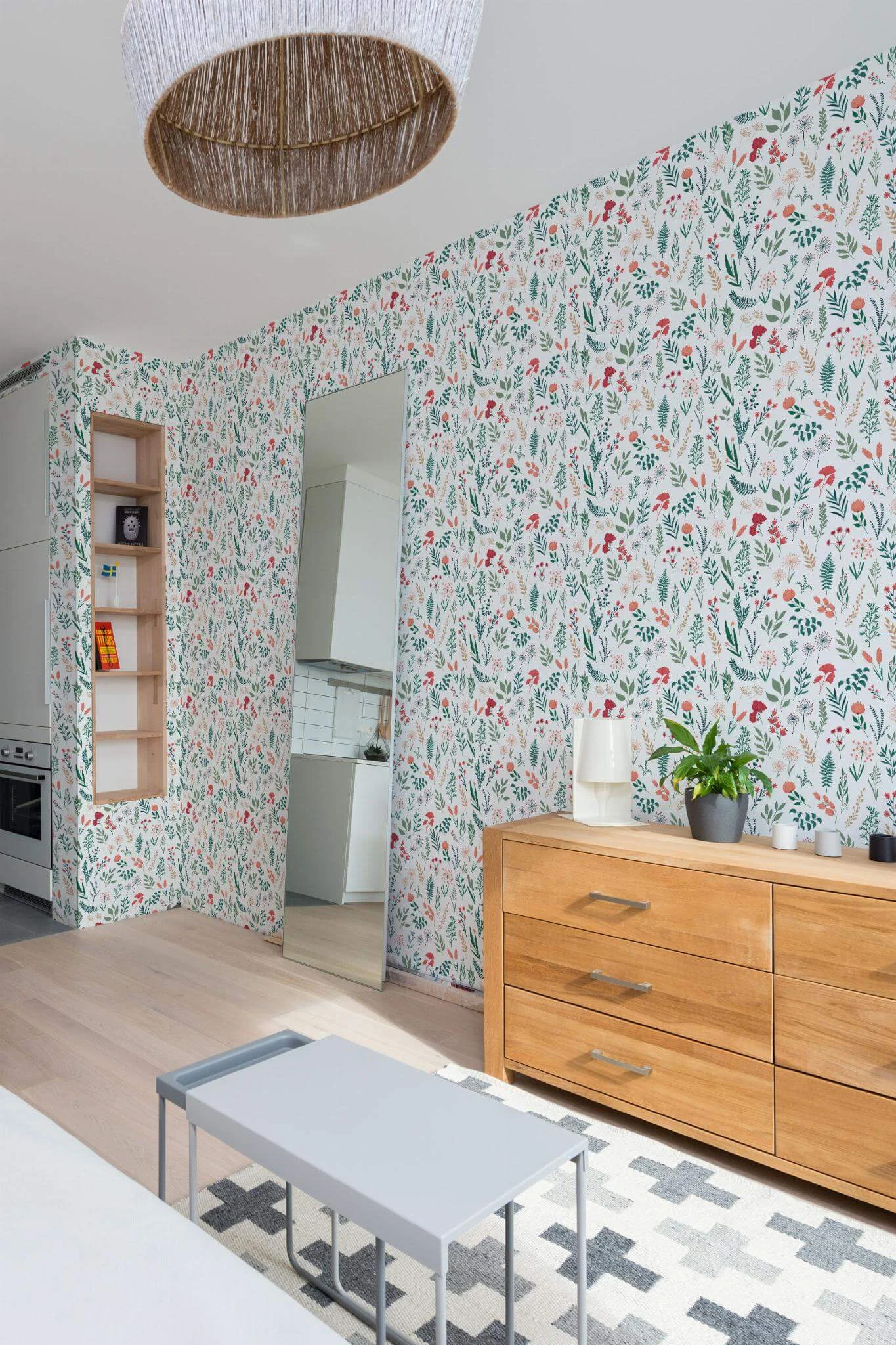 Scandinavian floral Wallpaper - Image 3