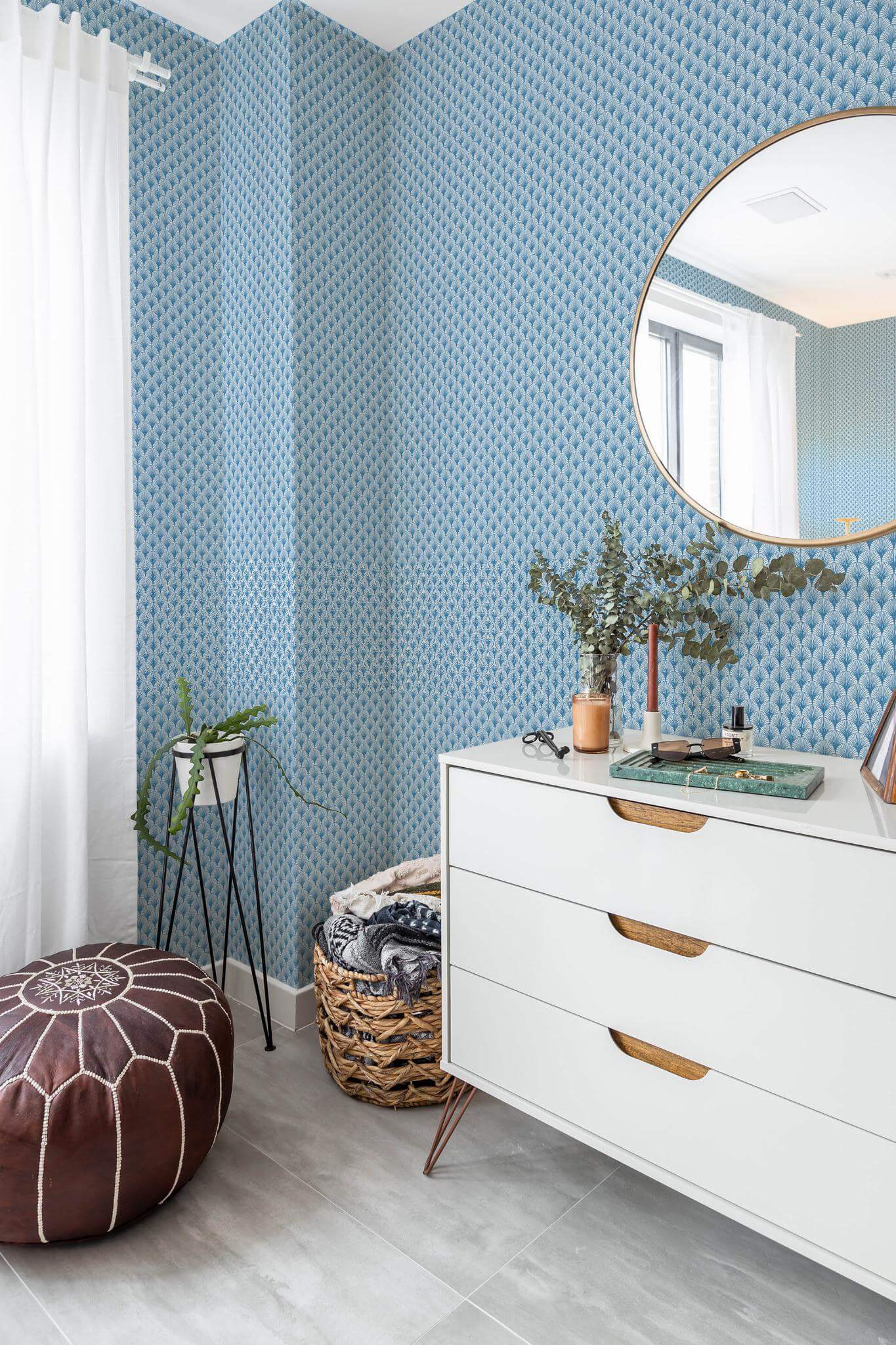 Art Deco seashell Wallpaper - Image 3