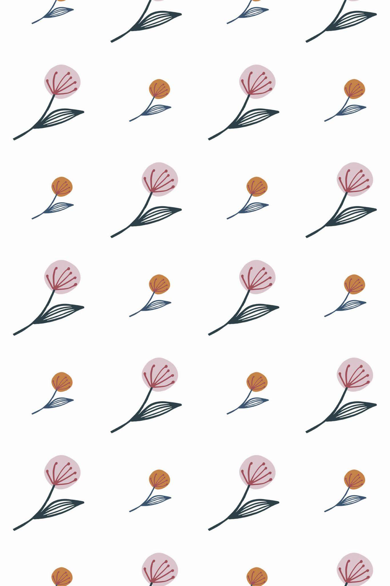 Simple floral Wallpaper - Image 2